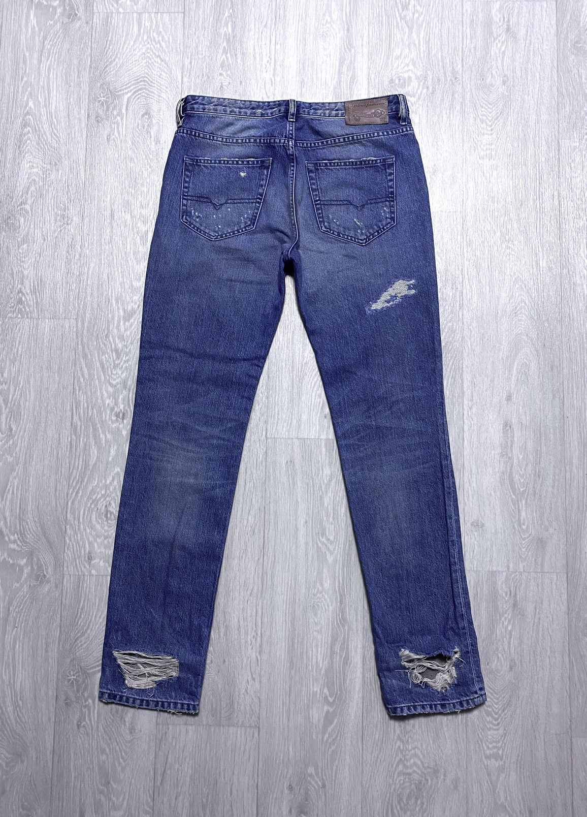 Diesel Diesel Industry Rizzo Washed Distressed Torn Jeans Denim Size 26" / US 2 / IT 38 - 3 Thumbnail