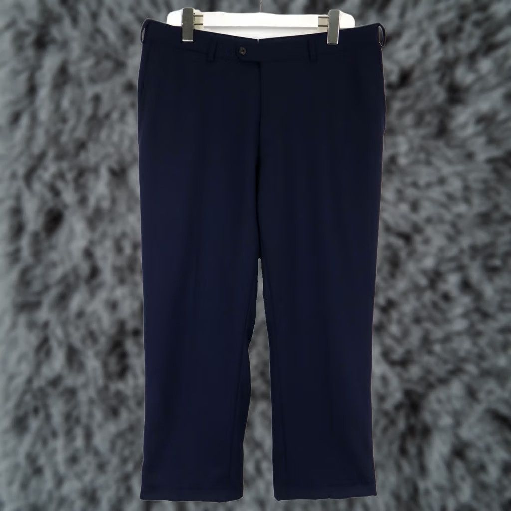 Suitsupply SUITSUPPLY Brescia Int Trousers Men's UK 36 Navy Blue Pure Wool Zip Fly Pleated Size US 36 / EU 52 - 1 Thumbnail