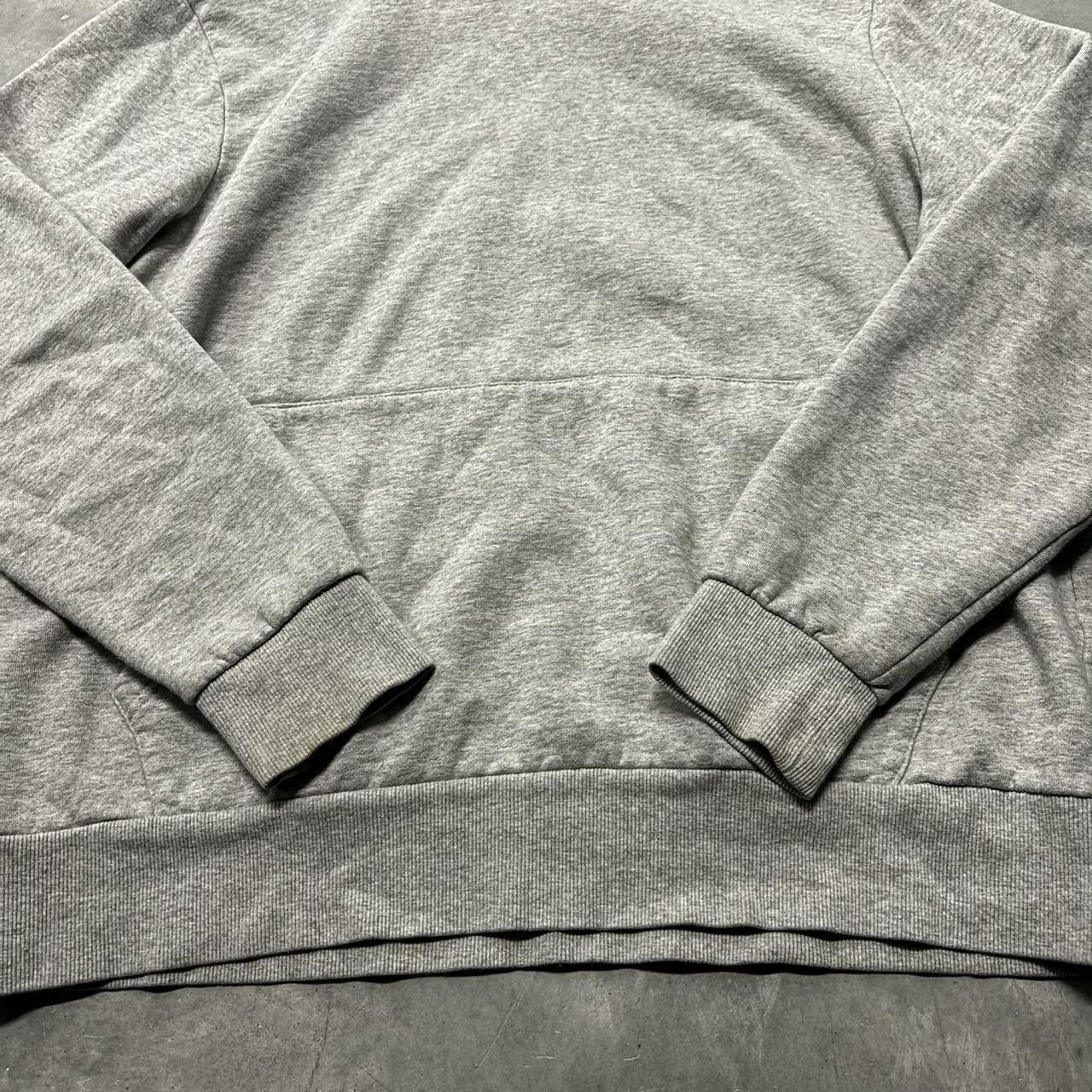 Japanese Brand × Vintage Crazy Vintage Y2K/2000s Grey Blank Streetwear Essential Hoodie! Size US XL / EU 56 / 4 - 5 Thumbnail