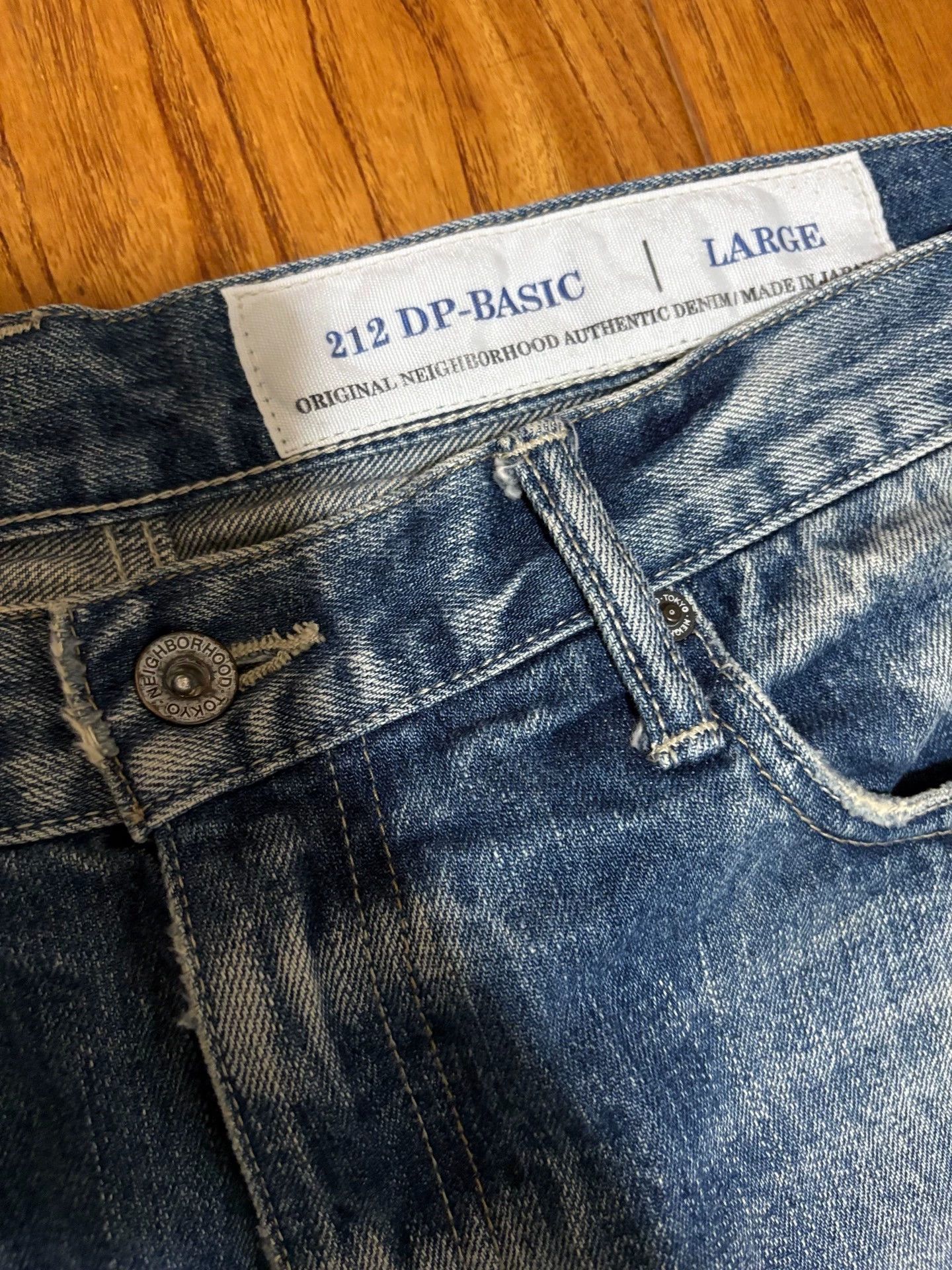 Neighborhood NEIGHBORHOOD 21AW SCRATCH SAVAGE Blue L Oil Patched Jeans Size US 34 / EU 50 - 7 Thumbnail