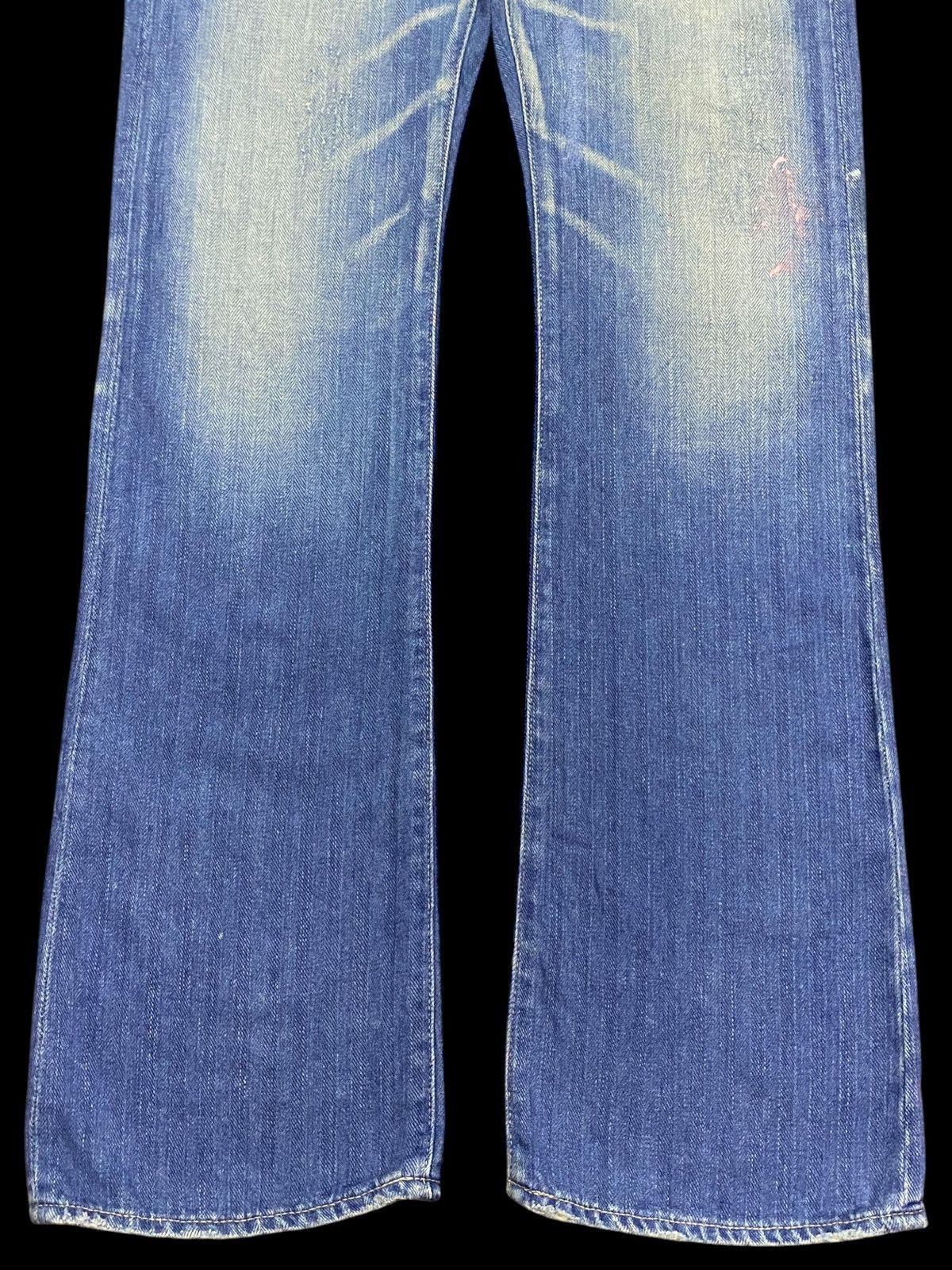 Hysteric Glamour Hysteric Glamour Seditionary Paint Splatter Flare Jeans Size US 32 / EU 48 - 5 Thumbnail
