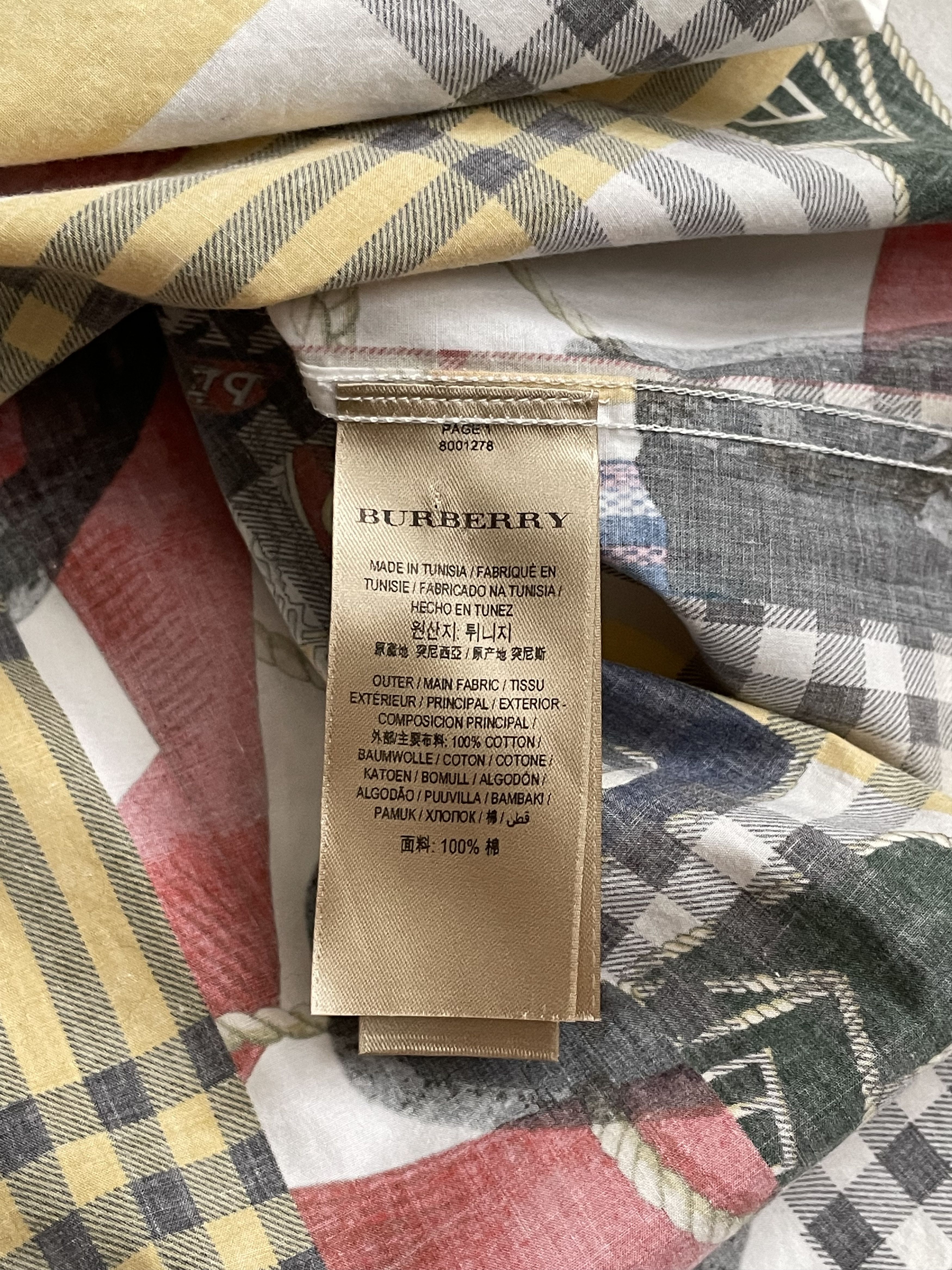 Burberry Burberry Monogram multicolor button shirt Size US L / EU 52-54 / 3 - 12 Thumbnail