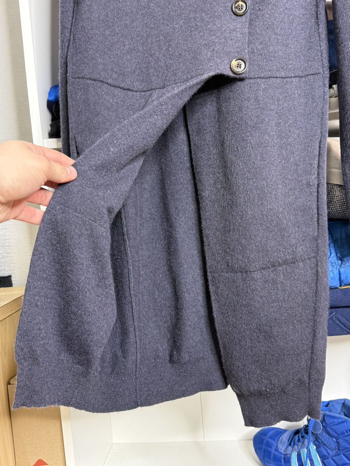 Brunello Cucinelli Brunello Cucinelli Cashmere Long Cardigan size XXL Size XXL / US 16-18 / IT 52-54 - 7 Thumbnail