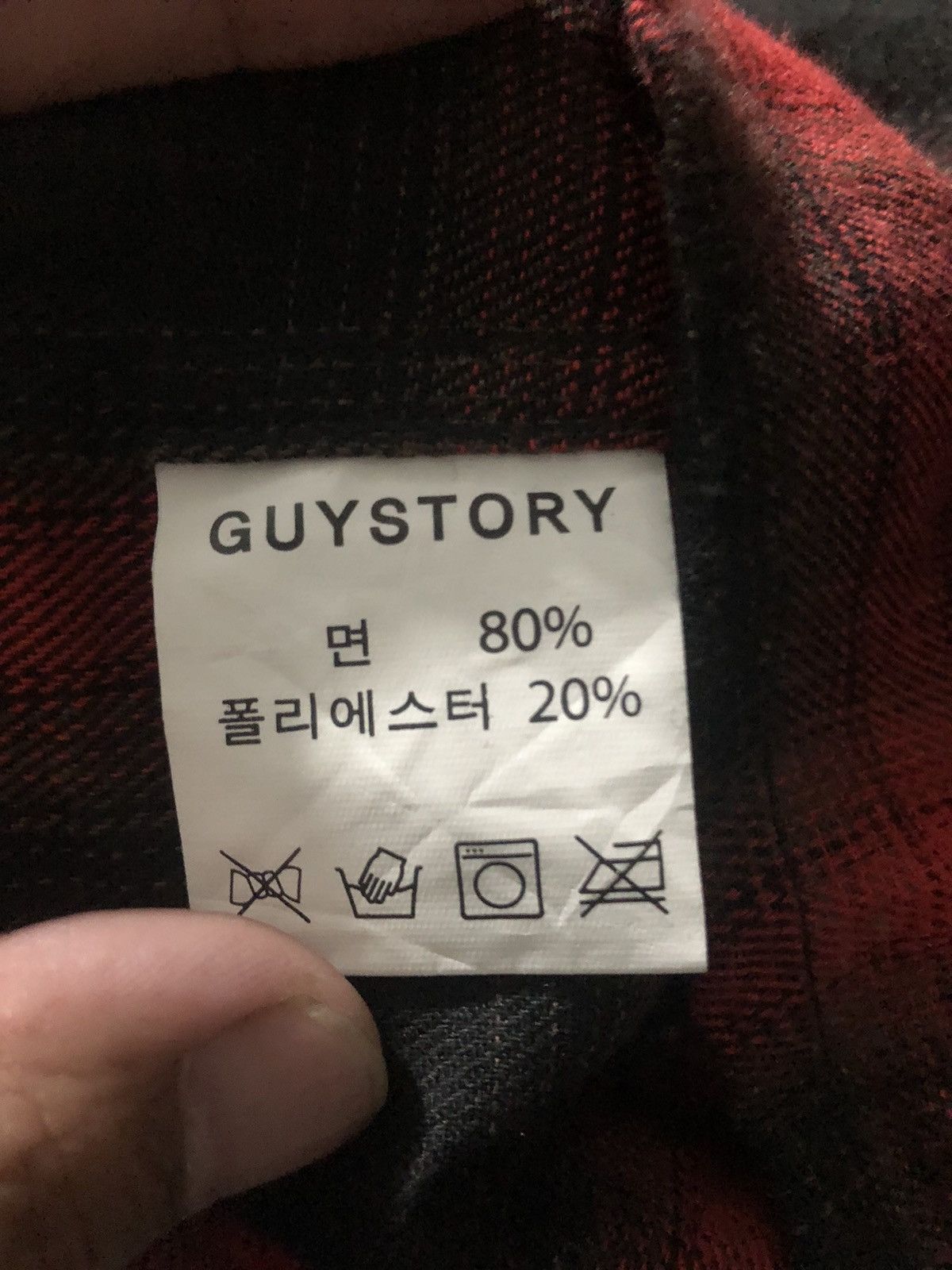 Flannel × Japanese Brand FLANNEL x GUYSTORY RED BLACK Size US XXL / EU 58 / 5 - 5 Thumbnail