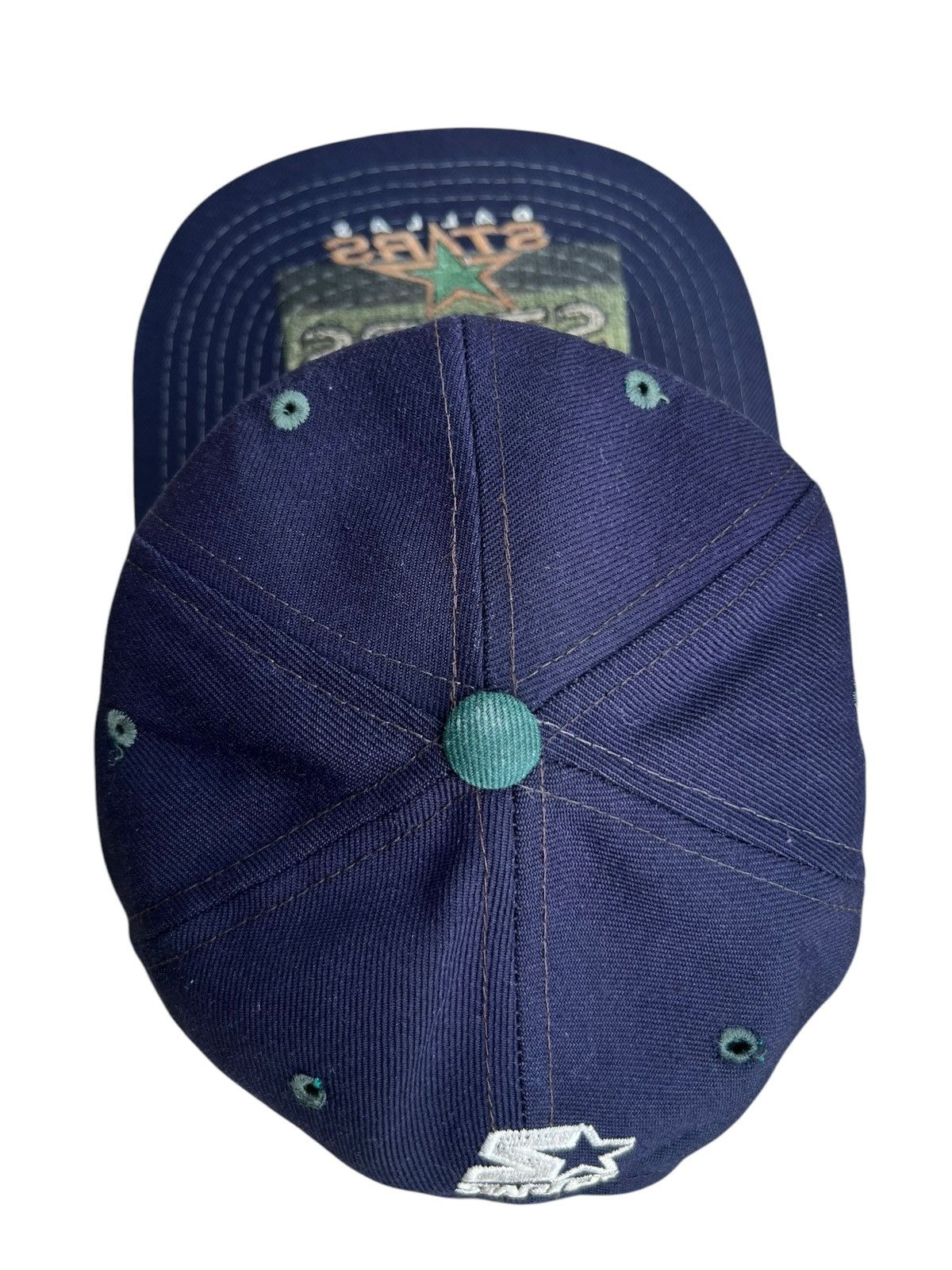 NBA Vintage 90s Dallas Stars Hat Cap Snap Back Blue Hockey Size ONE SIZE - 4 Thumbnail