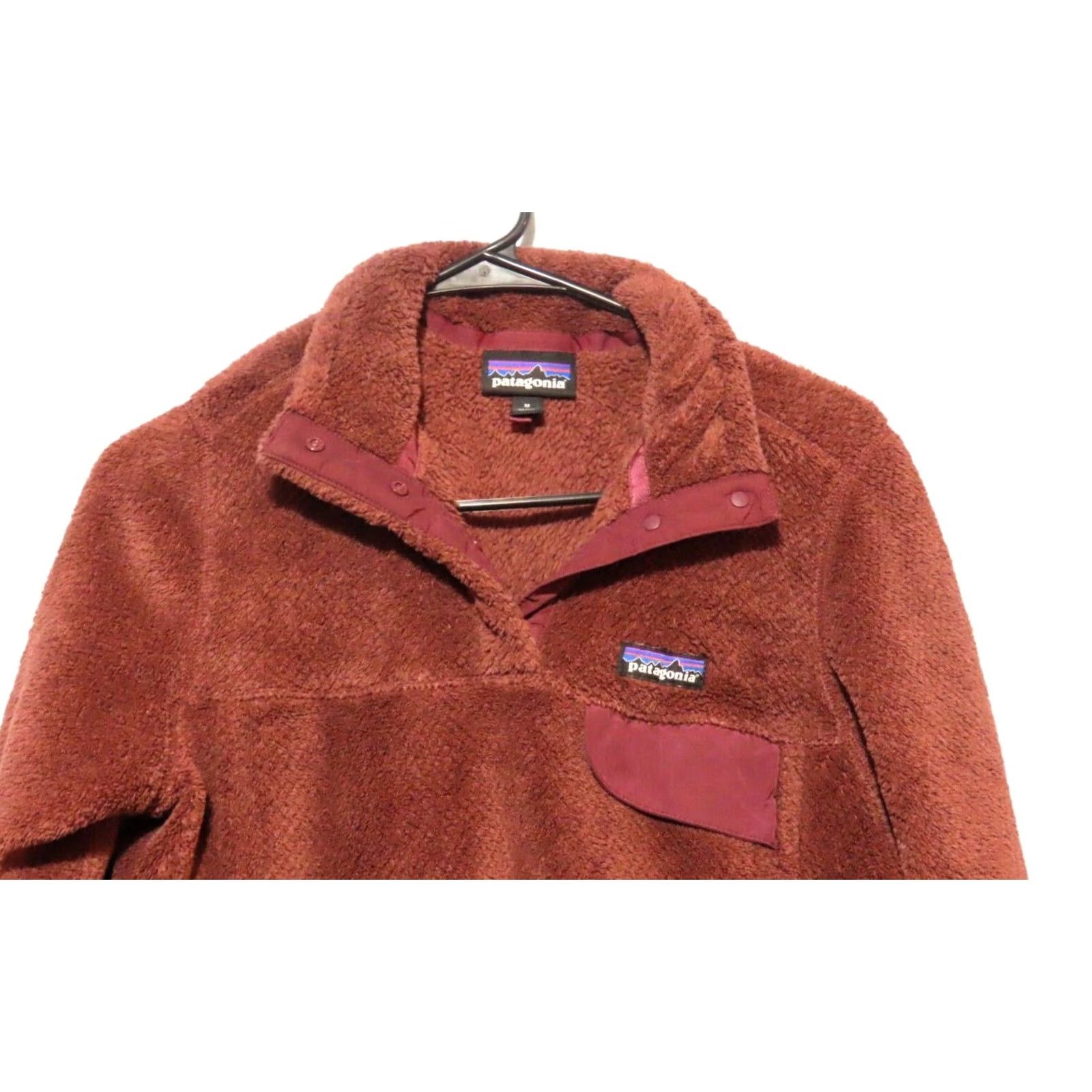Patagonia Patagonia Jacket Pullover Re-Tool Snap-T Women's Medium Kiln Pink Brown Fleece Snap Front Pockets Lightweight Outdoor Regular - Mens? Size M / US 6-8 / IT 42-44 - 3 Thumbnail