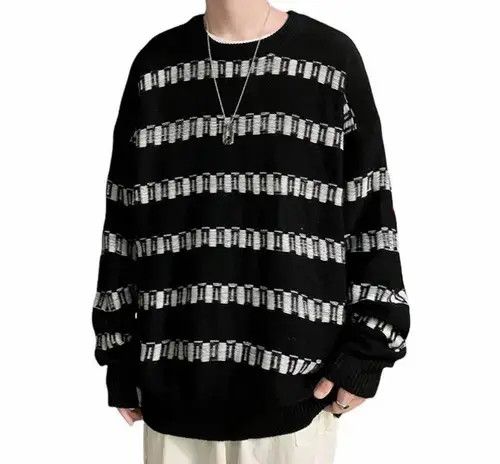 Aran Isles Knitwear New Horizontal Knitwear Sweatshirt Jumper Vintage Style Size US M / EU 48-50 / 2 - 1 Thumbnail