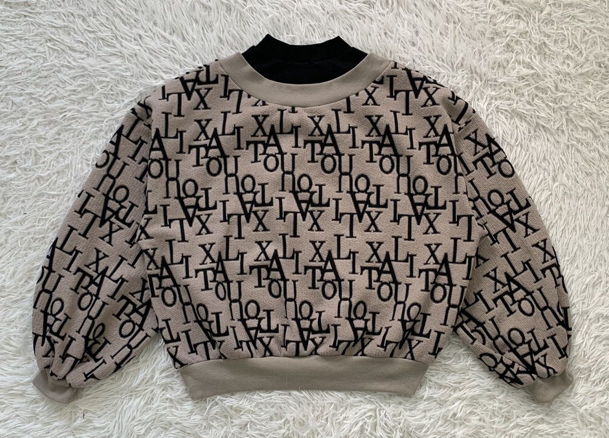 Art Comes First Nice Letters Art Pullover Sweater By Lutique Size L / US 10 / IT 46 - 2 Thumbnail