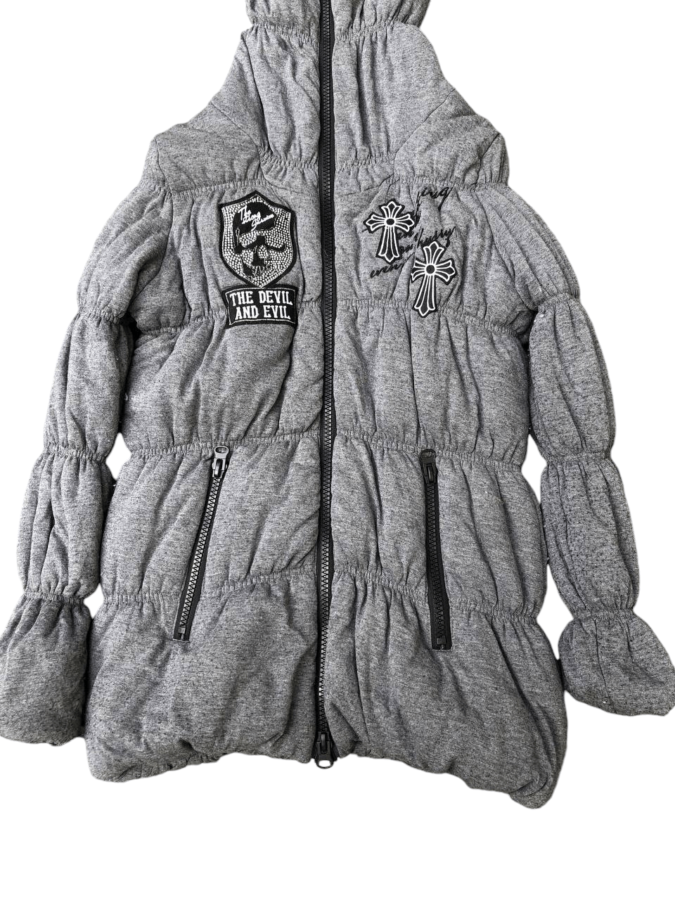 Japanese Brand Ghost Of Harlem Full Double Zip Hoodies Size US M / EU 48-50 / 2 - 3 Thumbnail