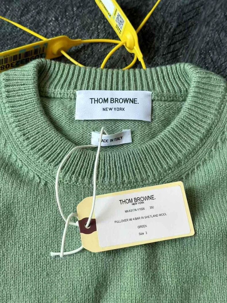 Thom Browne Thom Browne size3 woollen sweater Size US L / EU 52-54 / 3 - 2 Thumbnail