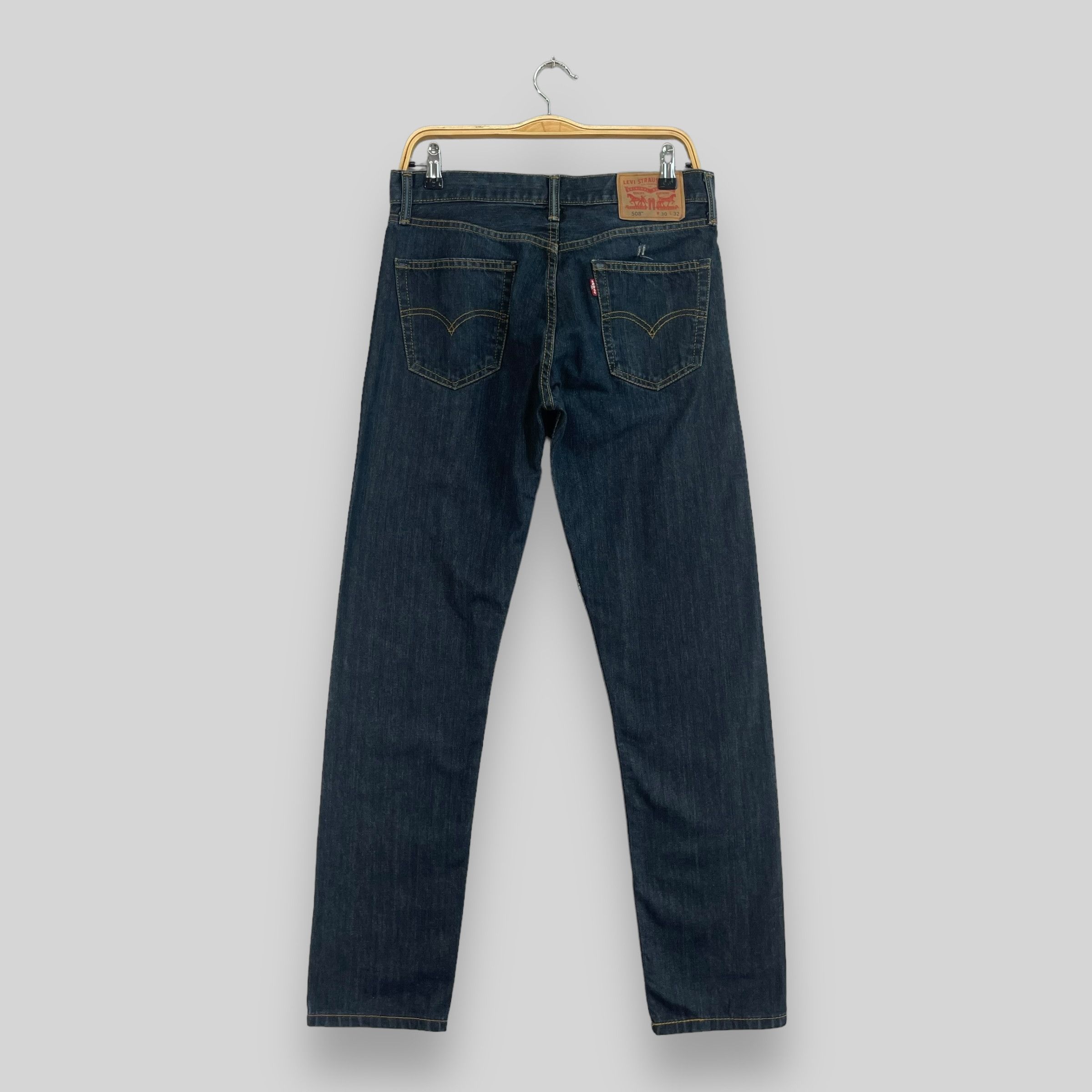 Levi's W31 L30 Distressed Levis 508 Regular Fit Tapered Jeans Size US 31 - 5 Thumbnail