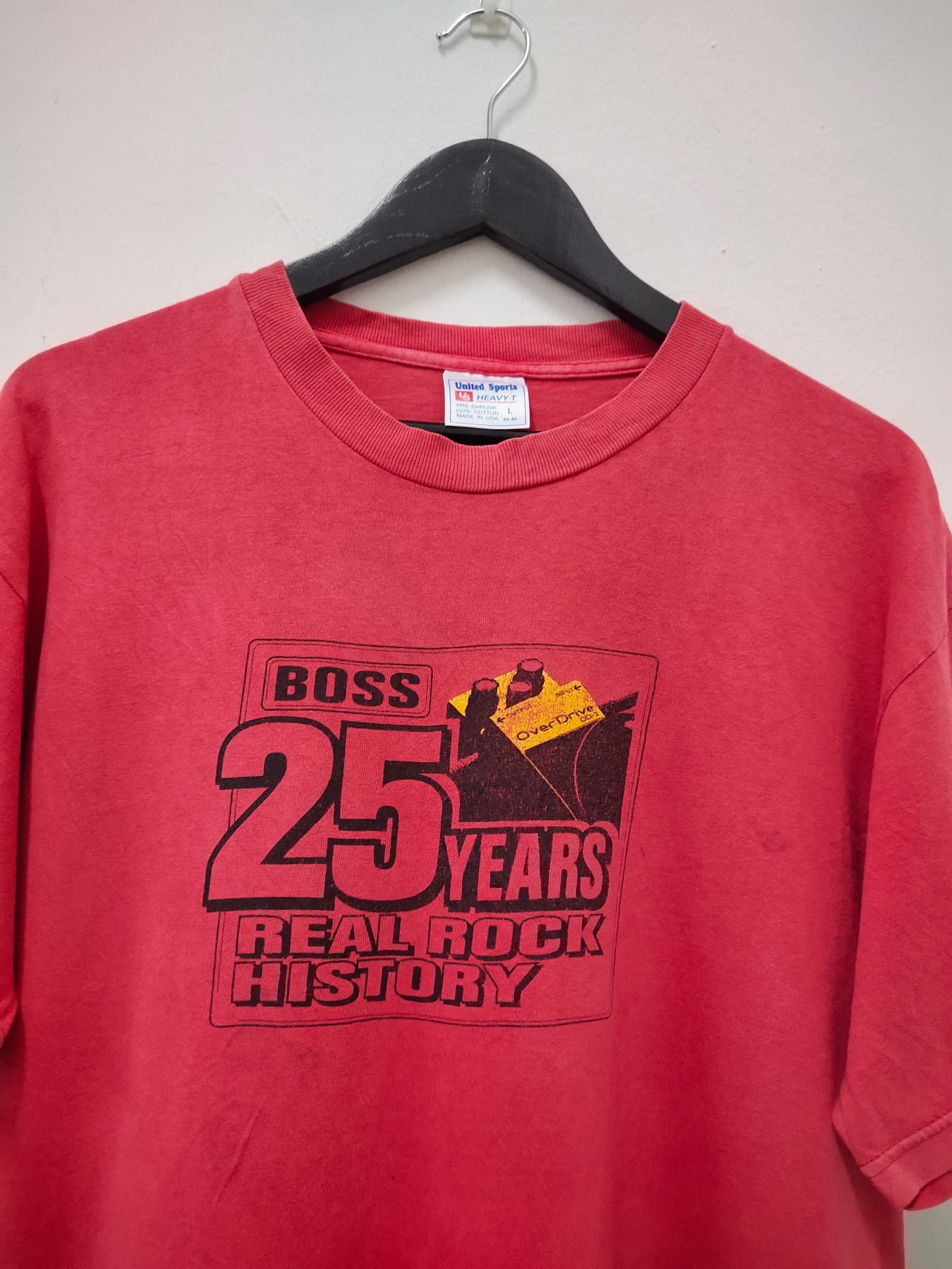 Band Tees Vintage 90s BOSS sound system promo t shirt distressed Size US L / EU 52-54 / 3 - 7 Thumbnail