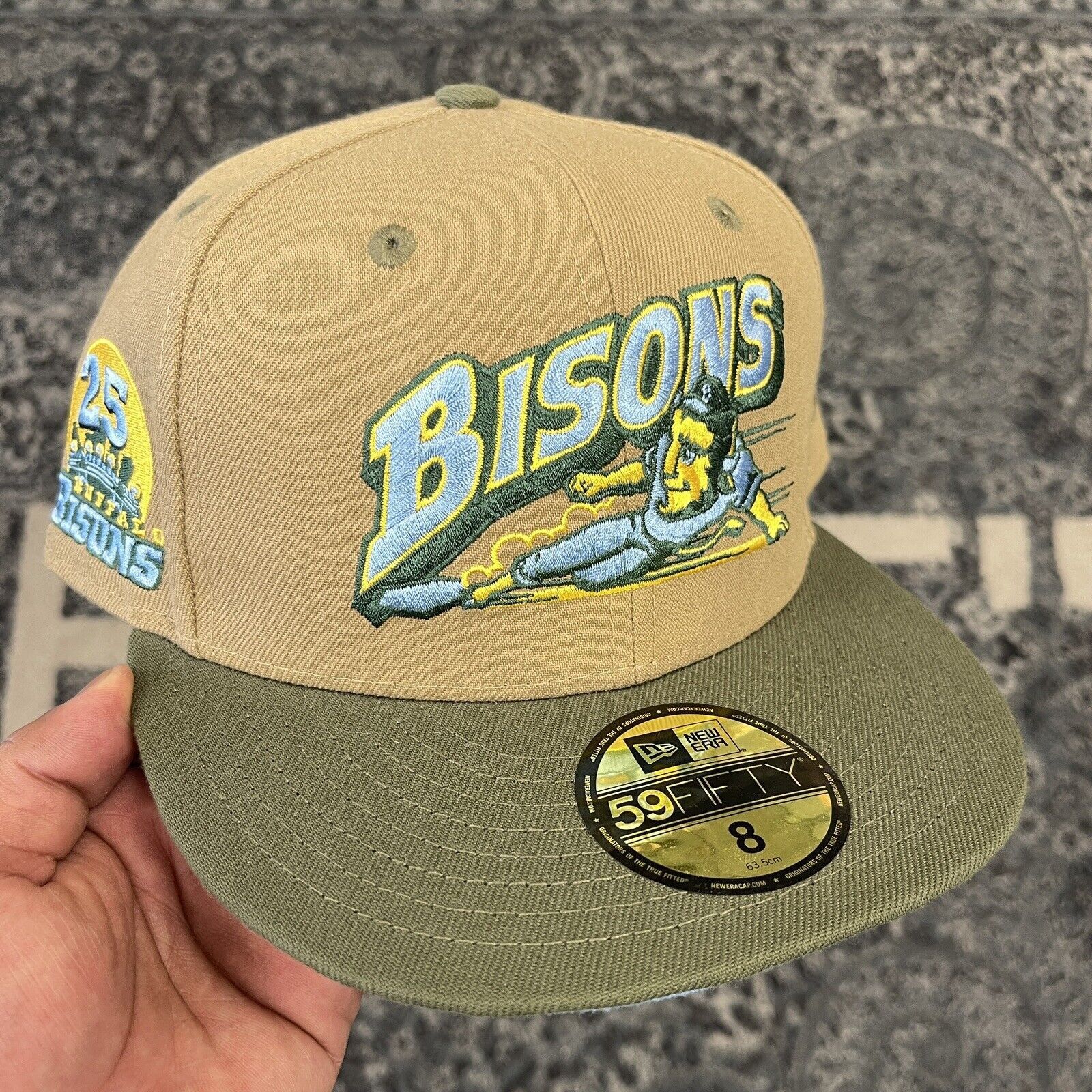New Era New Era Buffalo Bisons Lamar Valley 59Fifty Hat Size 8 Size ONE SIZE - 1 Thumbnail