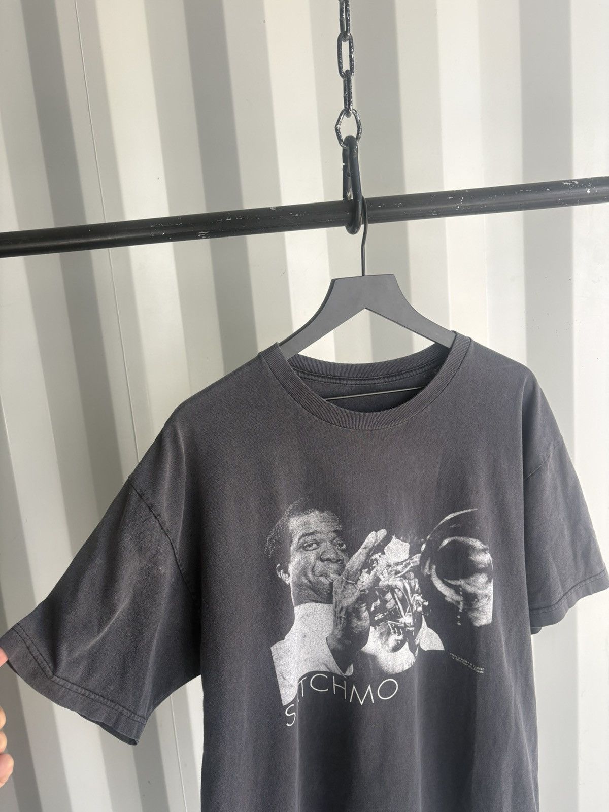 Band Tees Vintage Jazz Louis Armstrong Thrash Distressed Shirt Grunge Size US XL / EU 56 / 4 - 3 Thumbnail