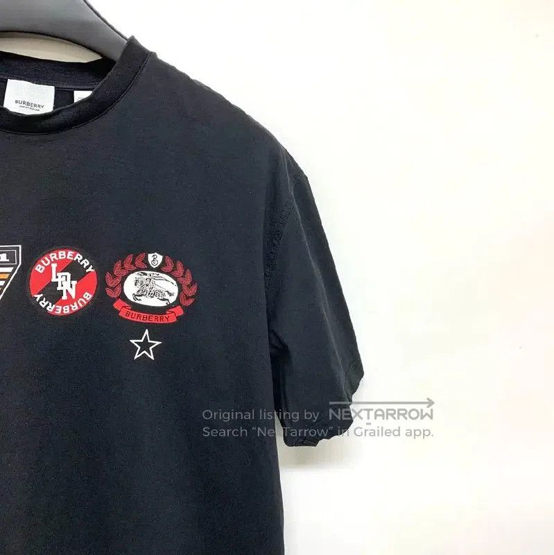 Burberry Burberry Black Cotton Men's T. Size US M / EU 48-50 / 2 - 4 Thumbnail