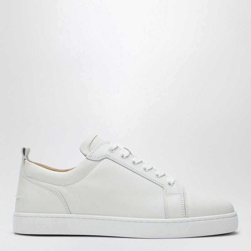 Christian Louboutin White Leather Sneaker Louis Junior