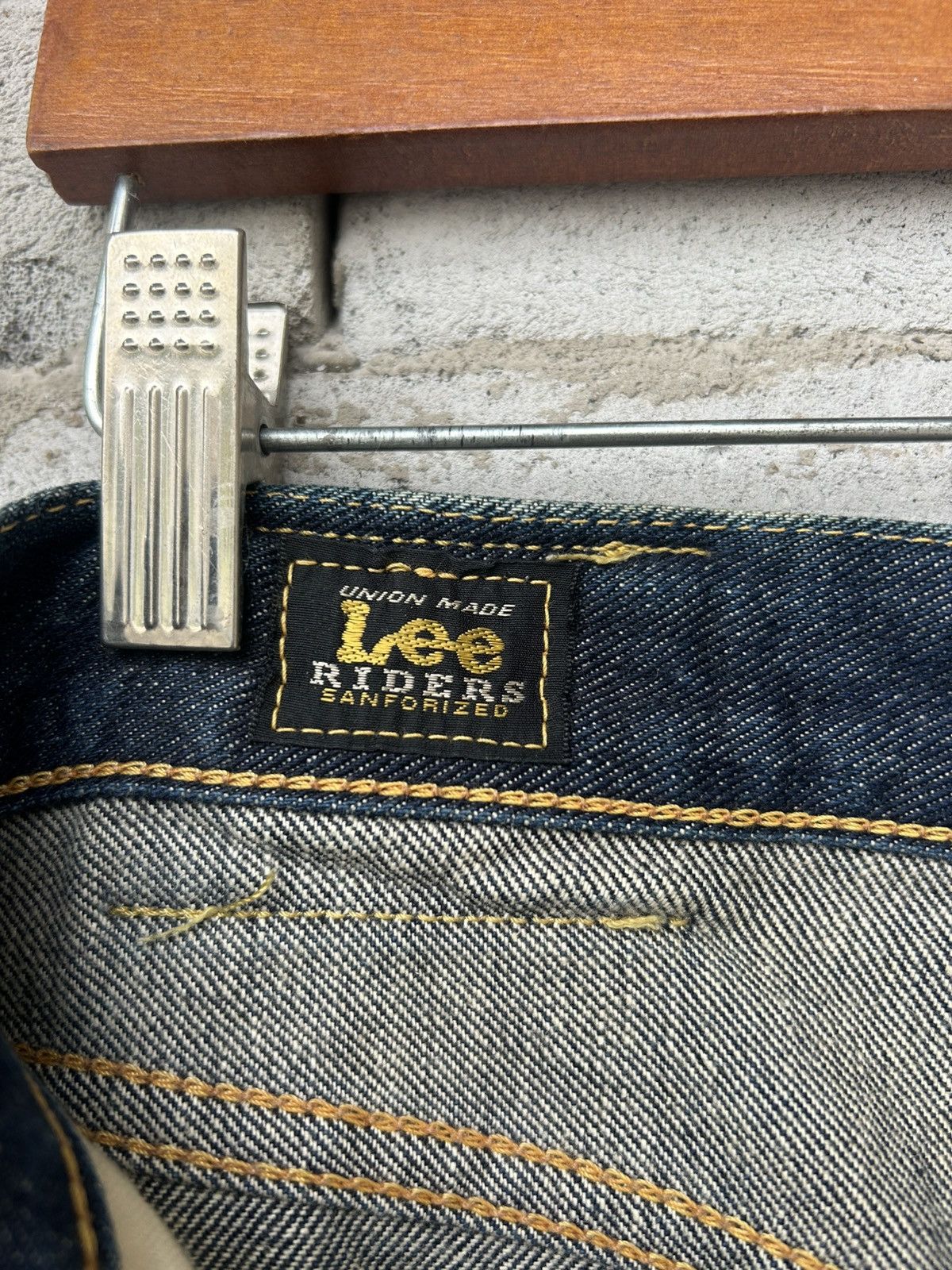 Lee LEE Riders Sanforized Selvedge Jeans Size US 31 - 16 Thumbnail
