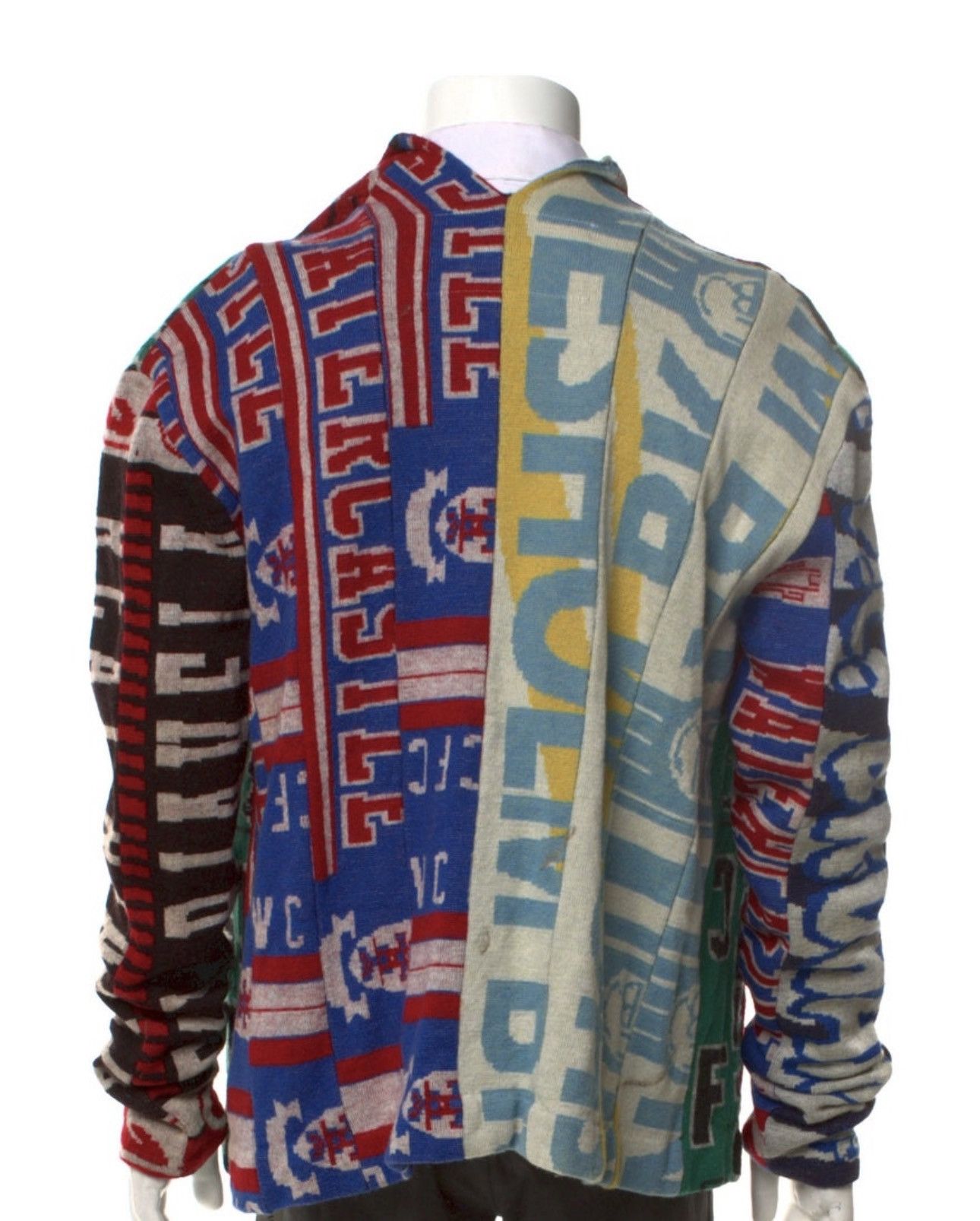 Maison Margiela Maison Margiela Colorblock Cardigan Size US XL / EU 56 / 4 - 3 Thumbnail