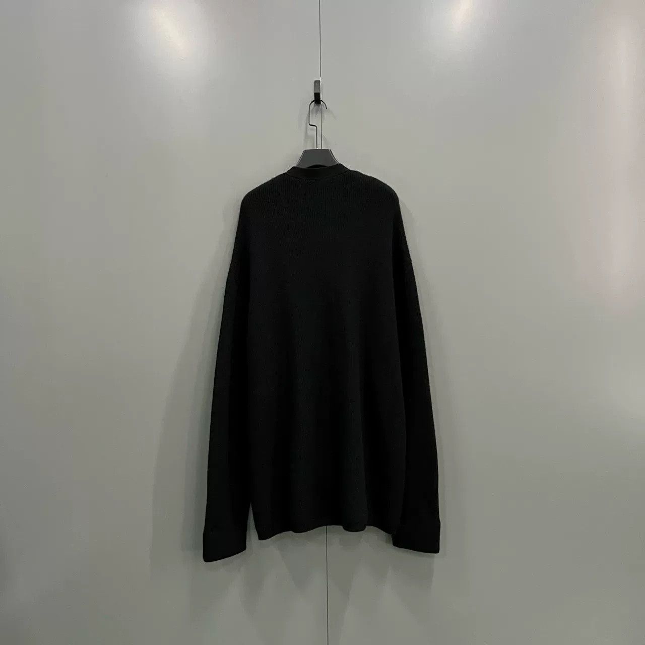 Balenciaga Balenciaga Logo Embroidered Knit Cardigan Size US L / EU 52-54 / 3 - 4 Thumbnail