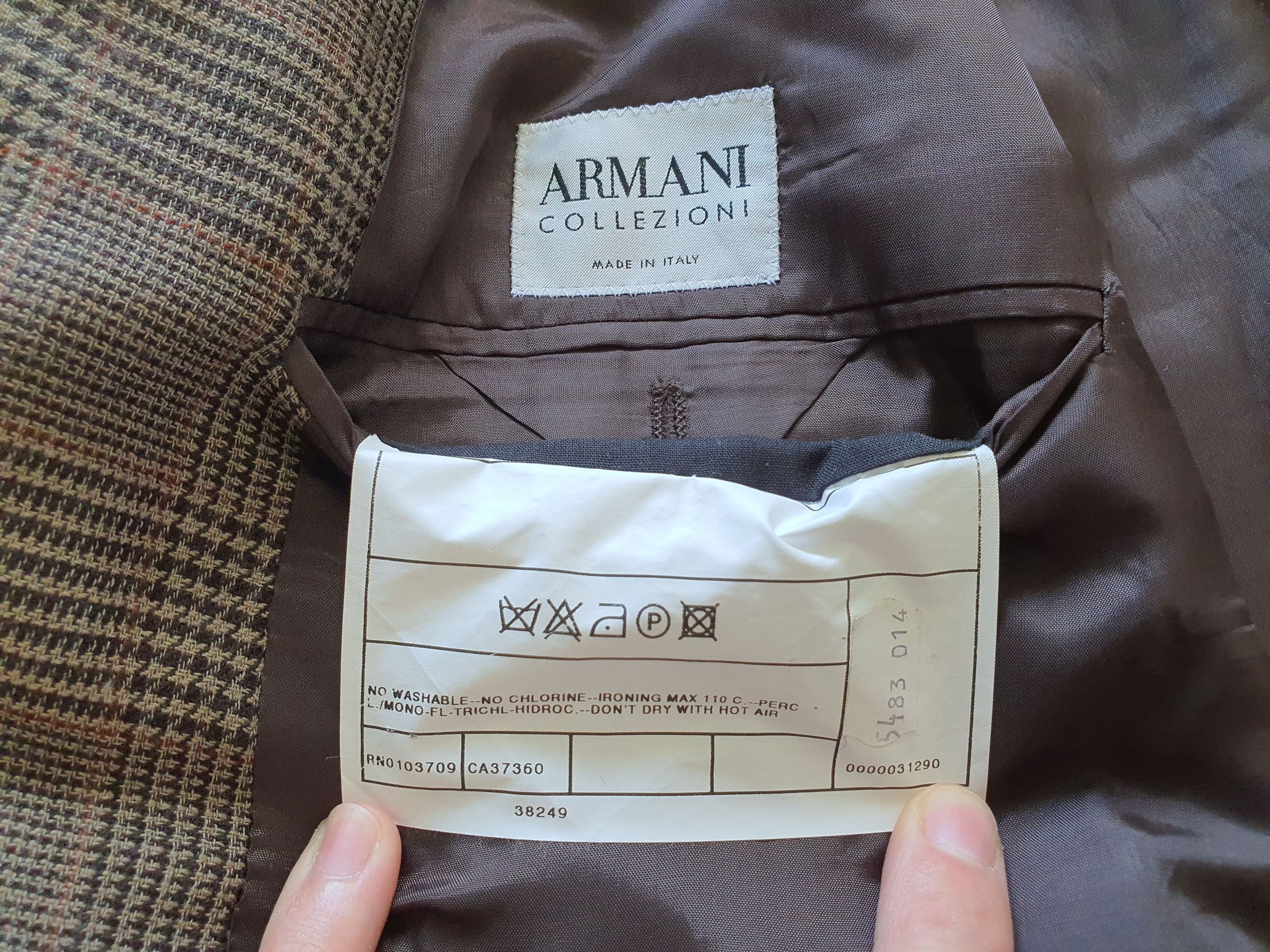 Armani Collezioni Glenplaid (Prince of Wales check) Blazer Jacket - EU IT 54L Size 44L - 7 Thumbnail