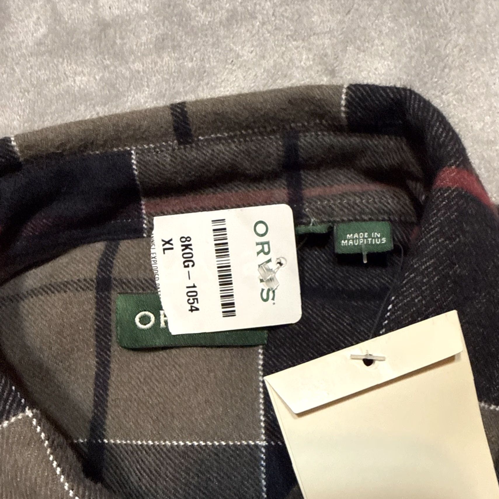 Orvis Orvis Shirt Mens XL Gray Blue Red Flannel Pockets Outdoor Classic Size US XL / EU 56 / 4 - 3 Thumbnail