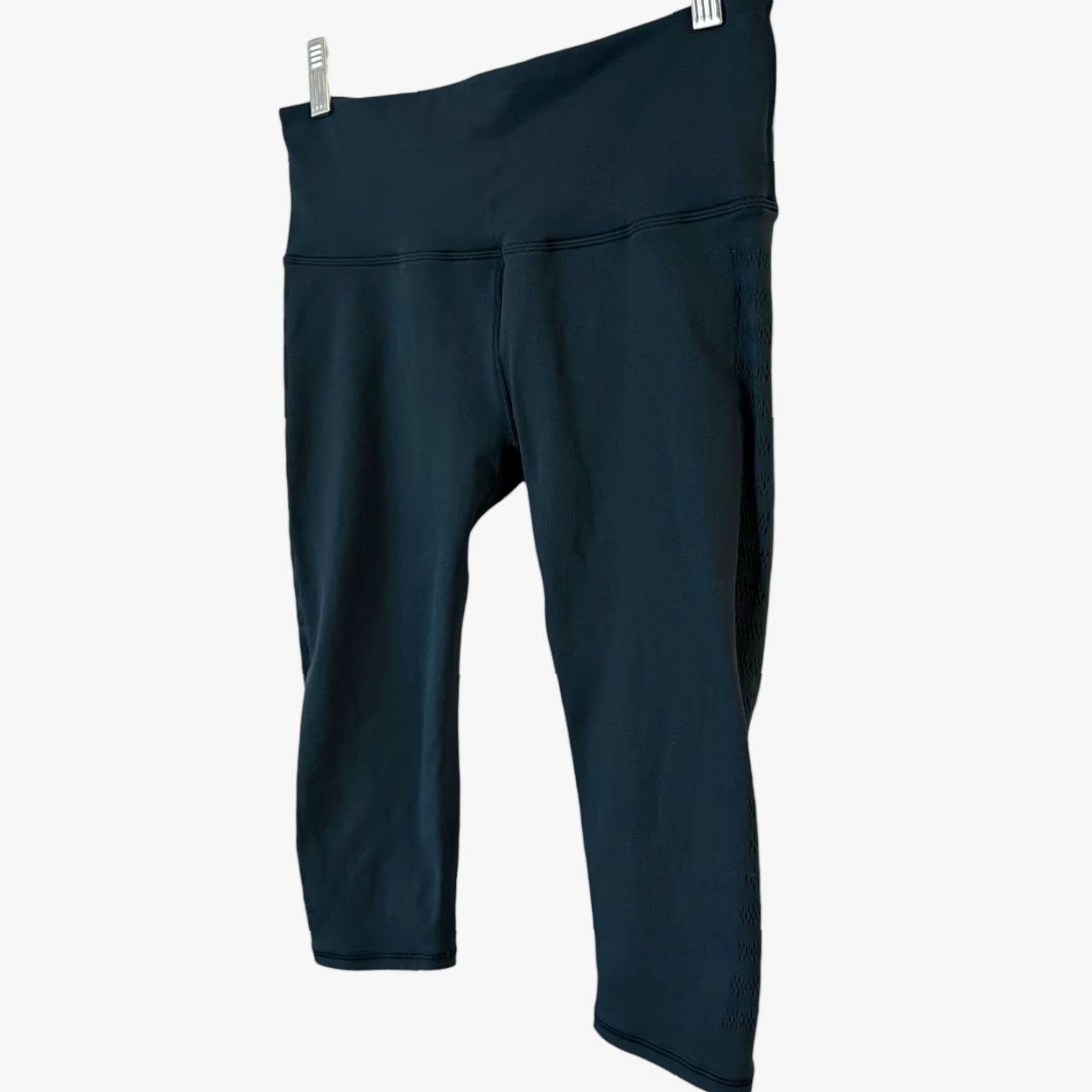 Lululemon Lululemon Capri Crop Leggings Women's 10 Blue Yoga Athletic Activewear Size 32" / US 10 / IT 46 - 3 Thumbnail