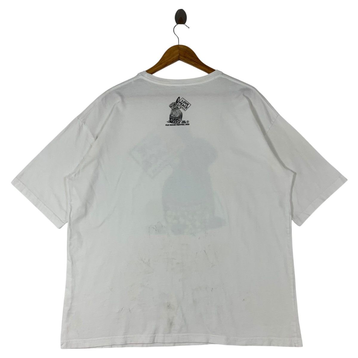Band Tees × Japanese Brand FUJI ROCK FESTIVAL 2022 tower records love peace tee Size US XL / EU 56 / 4 - 4 Thumbnail