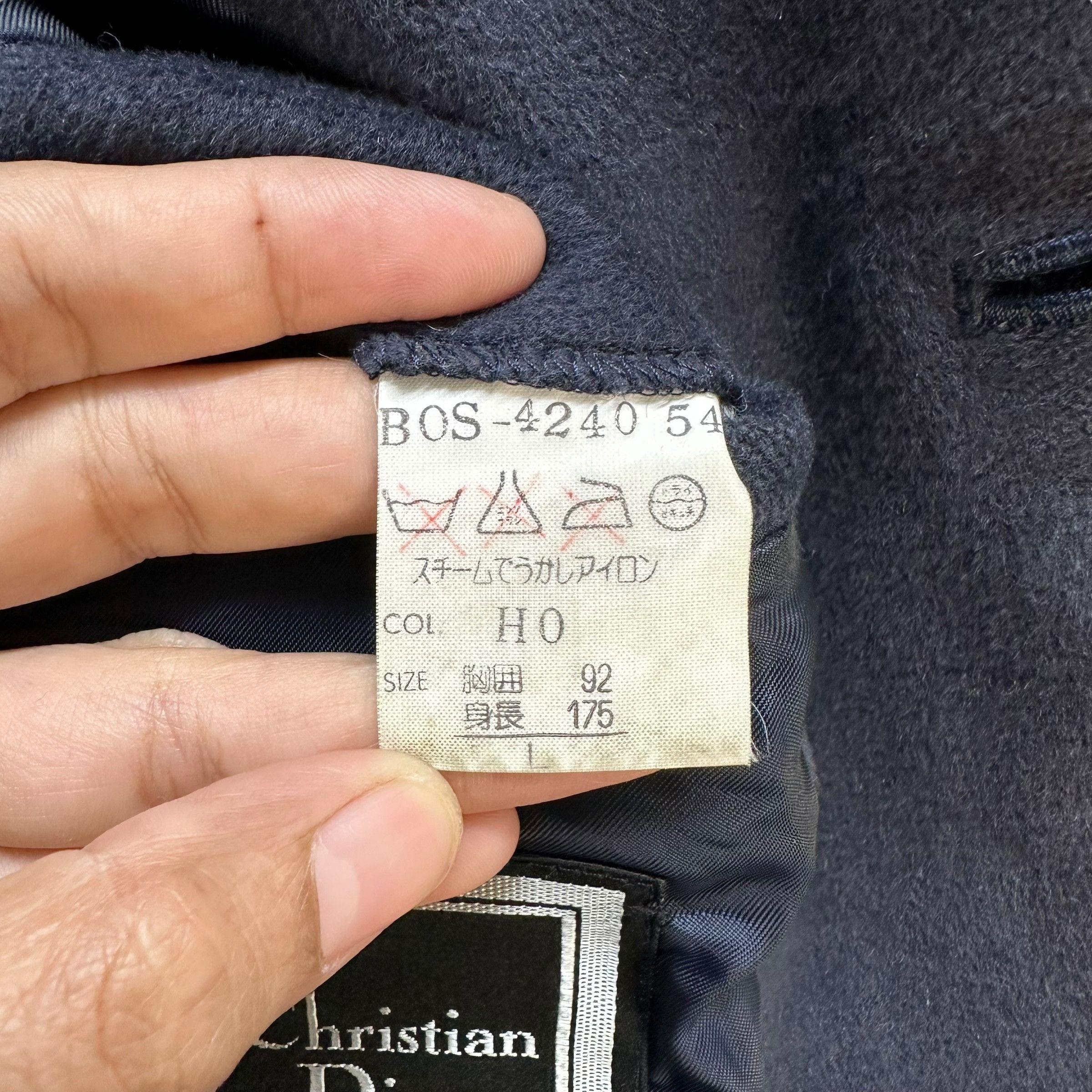 Christian Dior Monsieur Christian Dior Monsieur Wool Coat Jacket #A28-0631 Size US L / EU 52-54 / 3 - 8 Thumbnail