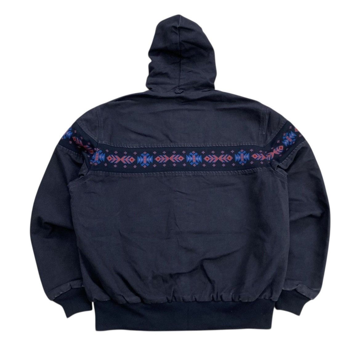 Carhartt RARE PIECE 1990s Vintage Carhartt Aztec JR0005 Zip HOODIE Size US XL / EU 56 / 4 - 2 Thumbnail
