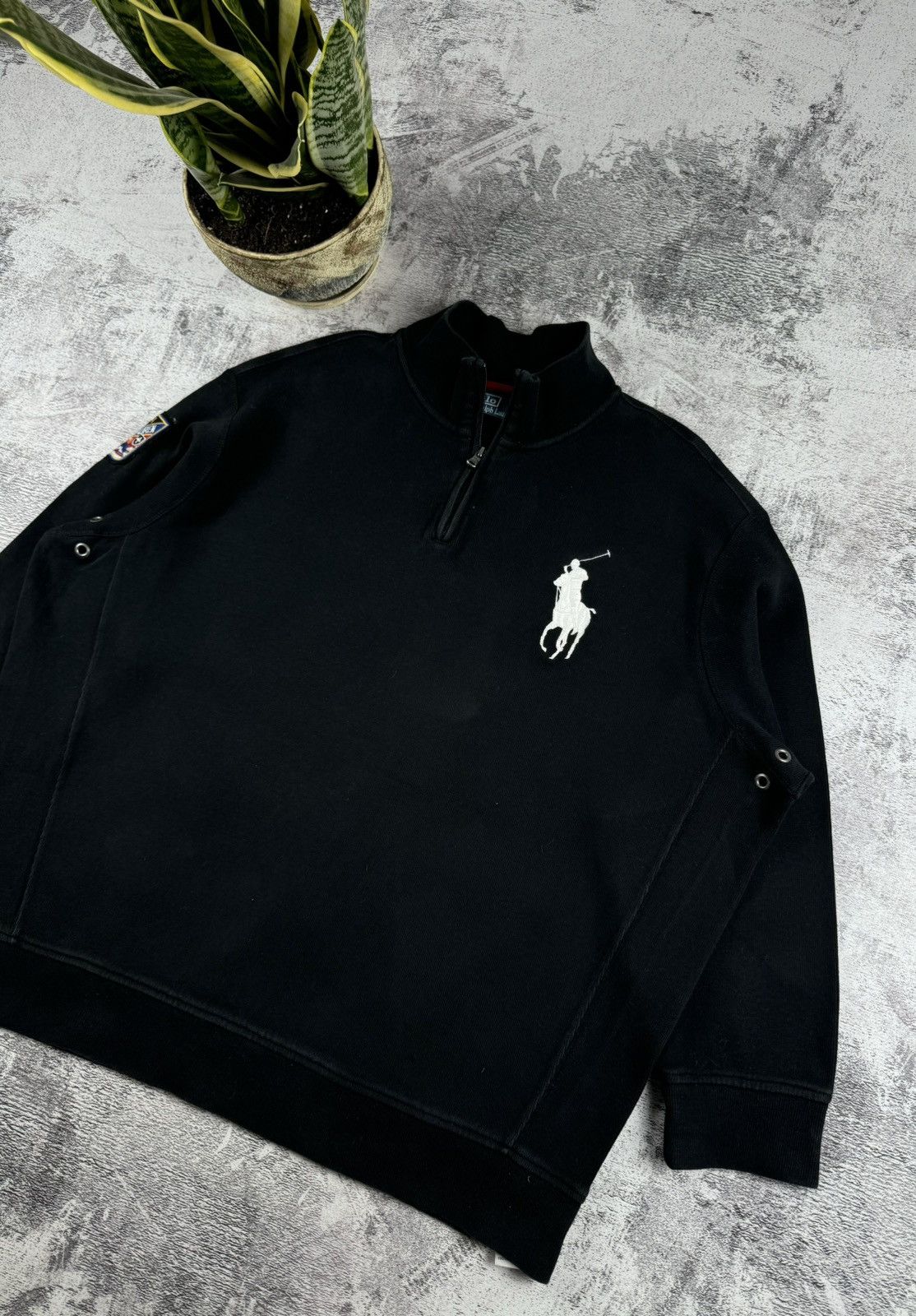 Polo Ralph Lauren Polo Ralph Lauren PRL Big Pony 1/3 1/4 Zip Sweatshirt Hoodie Size US XXL / EU 58 / 5 - 3 Thumbnail