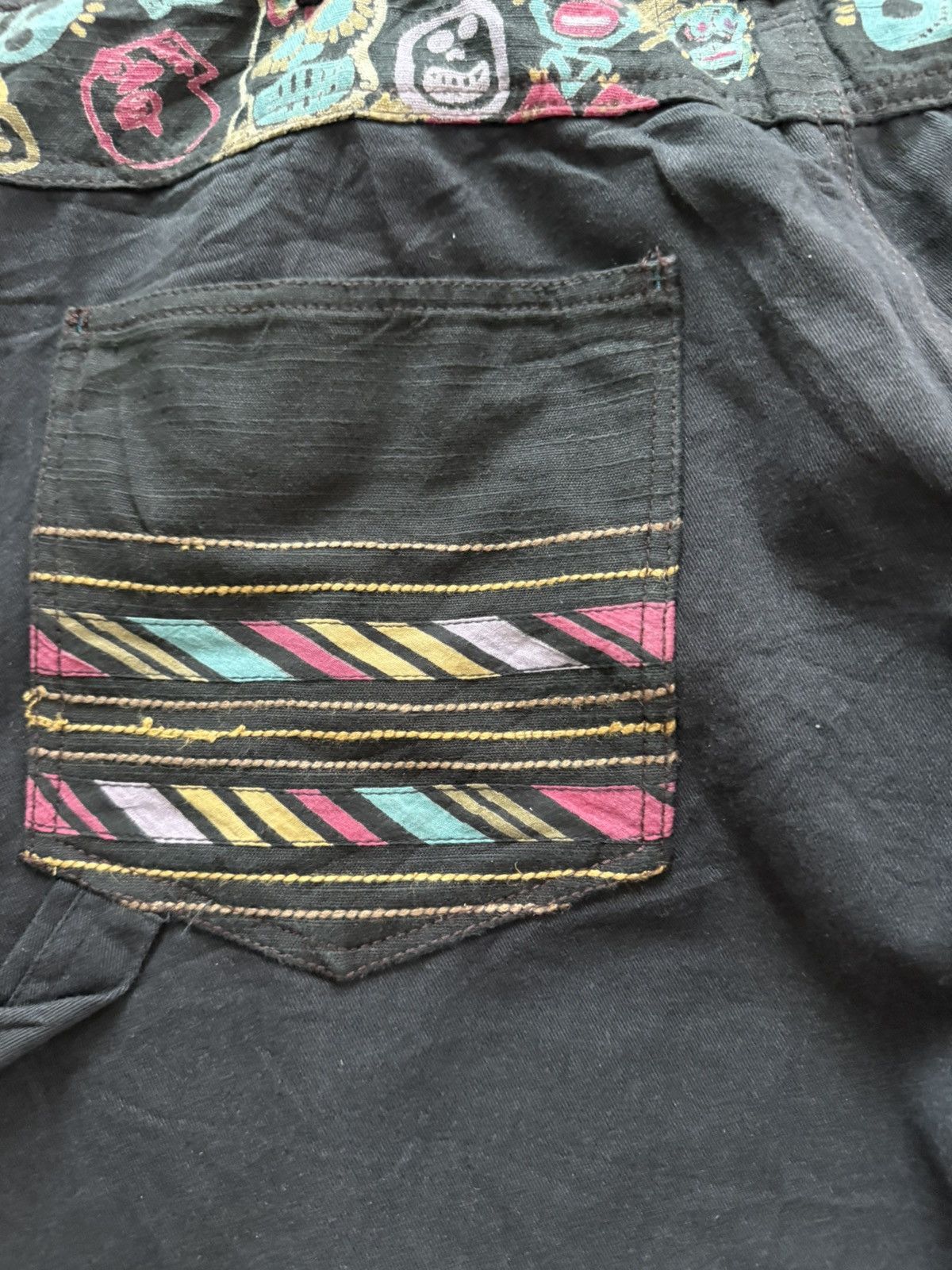 Japanese Brand Japan Brand CBus Trip Skull Suspender Pants Kapital Style Size US 34 / EU 50 - 7 Thumbnail