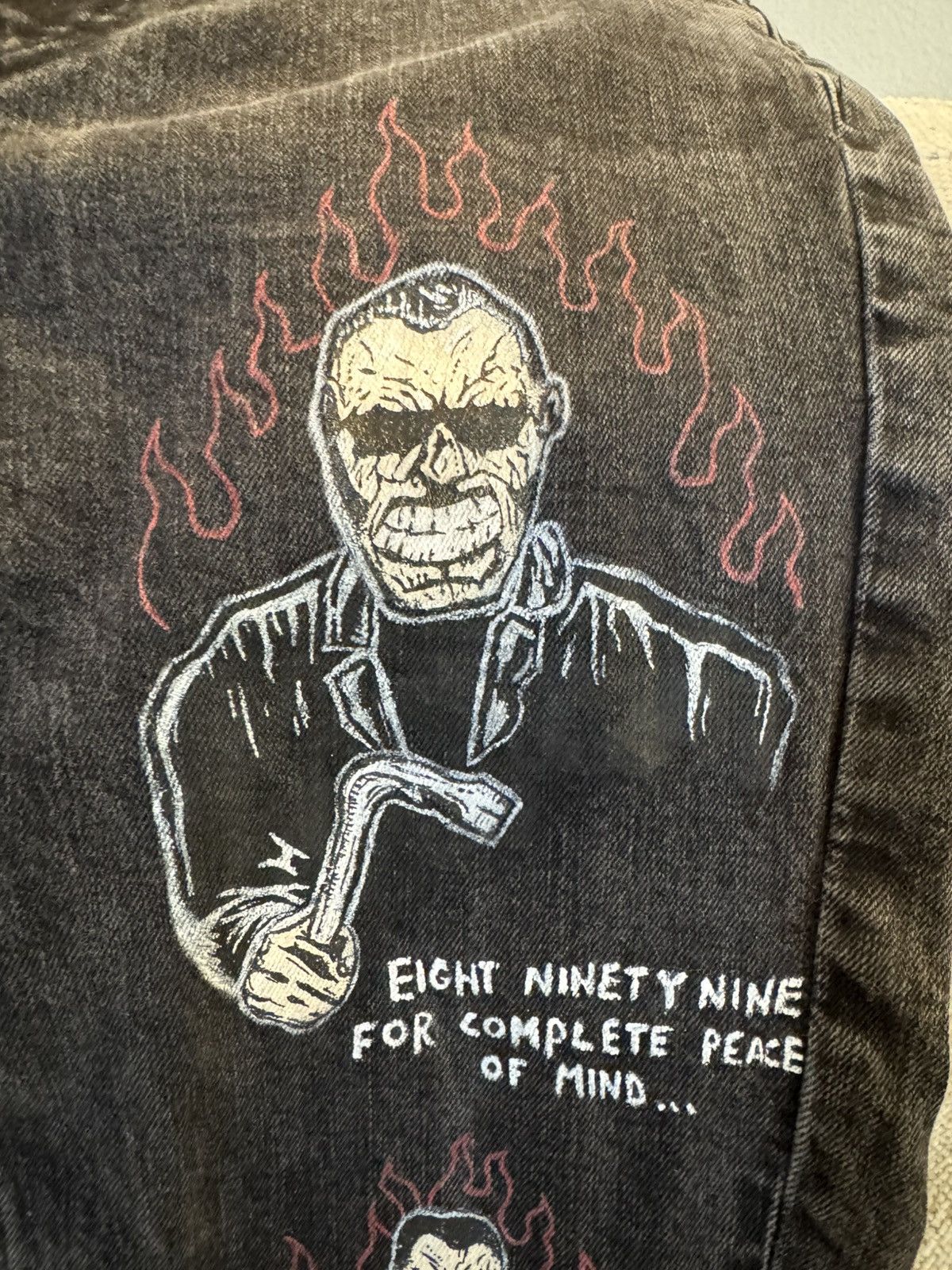 Warren Lotas Hand painted Denim Size US 29 - 5 Thumbnail