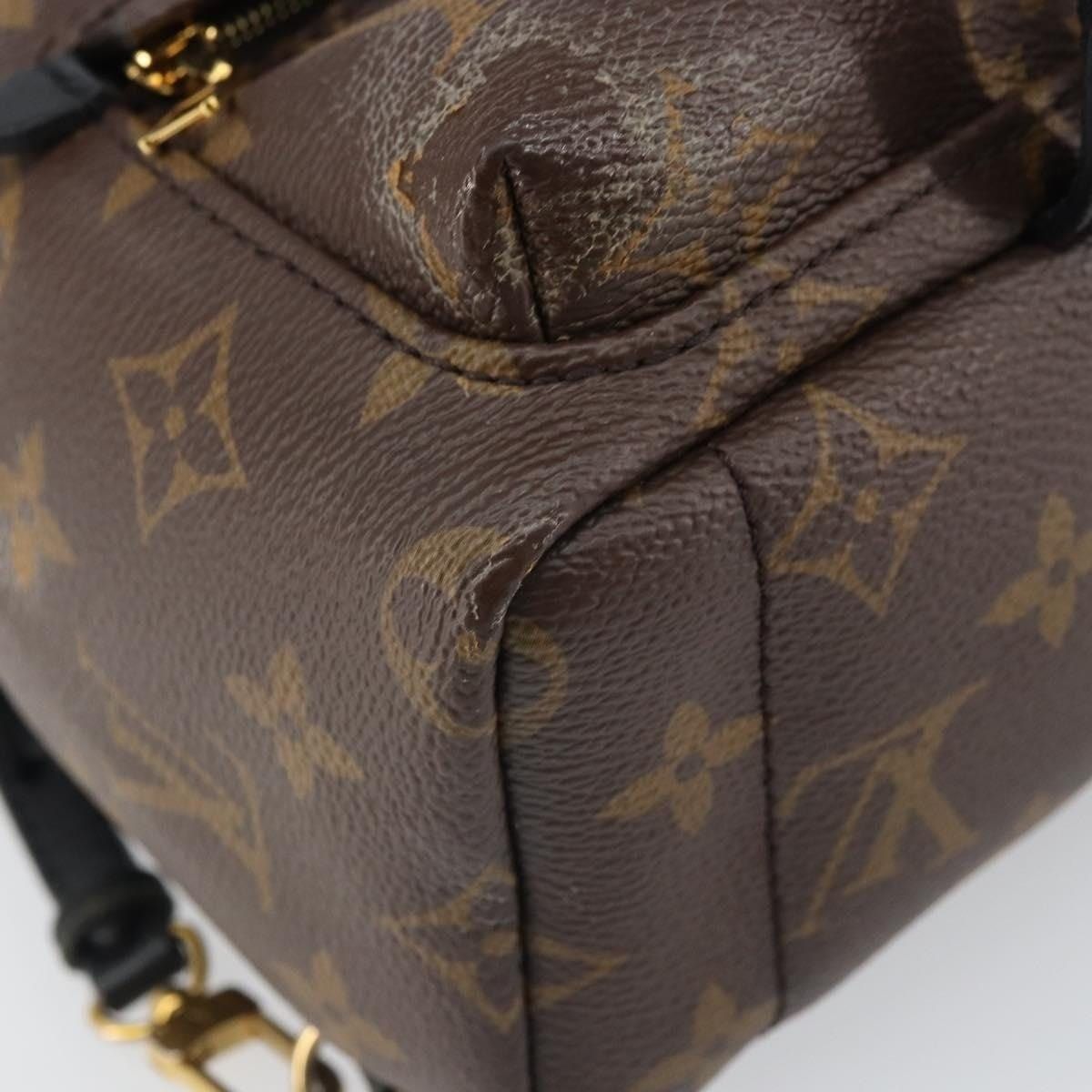 Louis Vuitton Louis Vuitton Monogram Palm Springs Mini Backpack Brown Size ONE SIZE - 11 Thumbnail