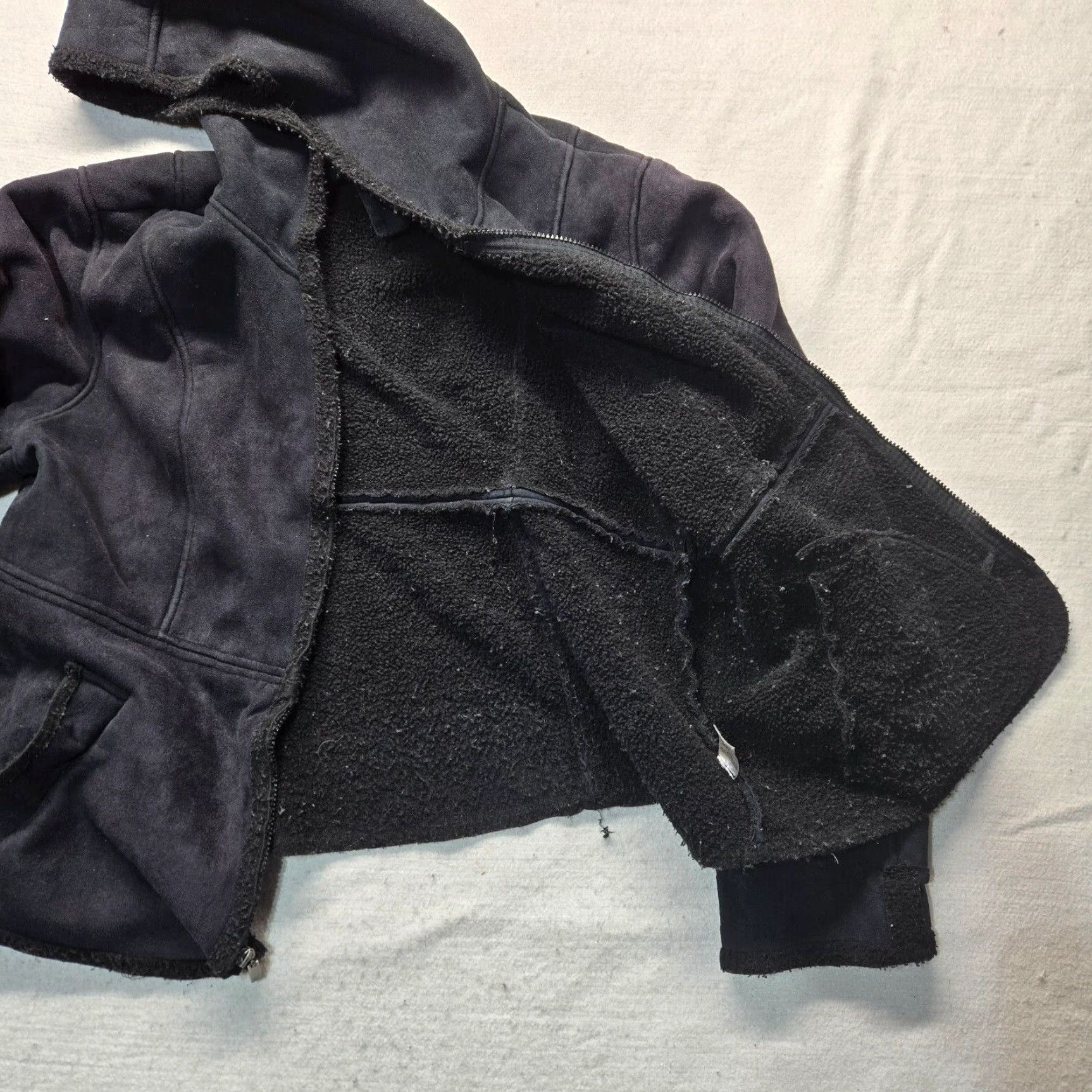 Faded Glory Faded Glory Jacket Solid Black Coat Full Zip Heavy Winter XL Womens Adult Jacket Size XL / US 12-14 / IT 48-50 - 3 Thumbnail