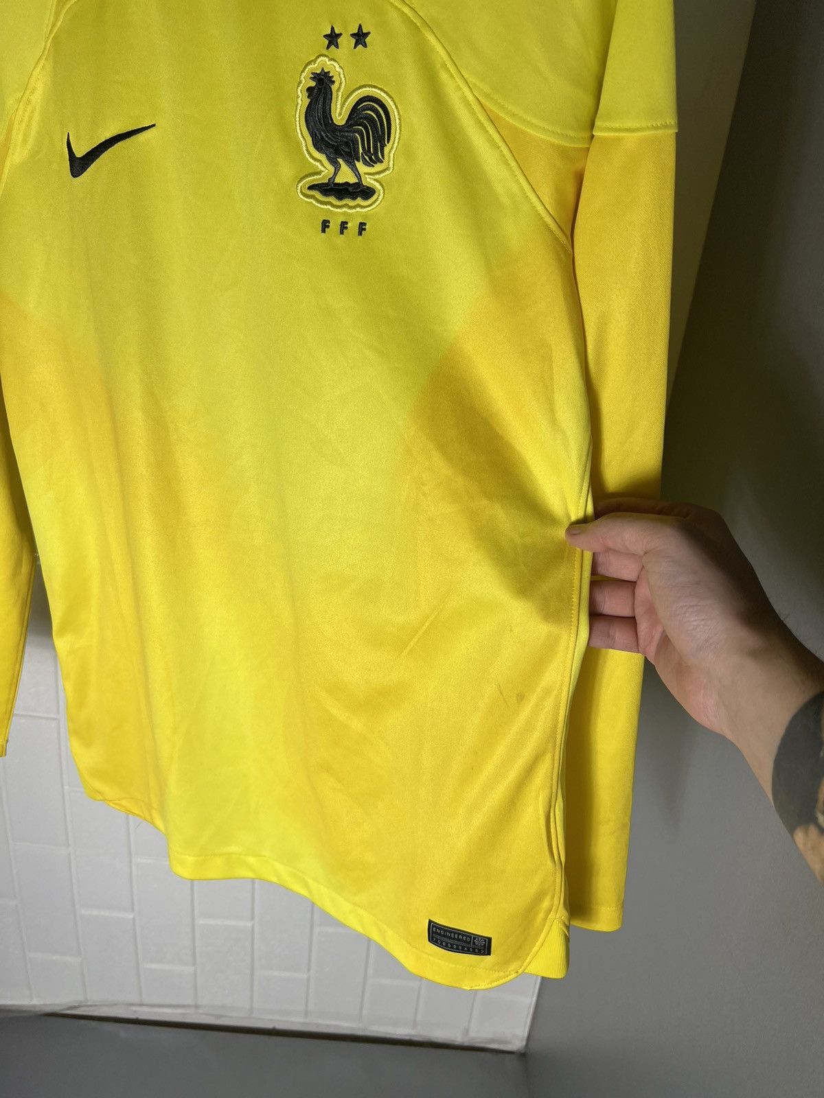 Nike VINTAGE NIKE FRANCE SOCCER JERSEY RETRO PSG BLOKE Y2K 90s Size US S / EU 44-46 / 1 - 11 Thumbnail