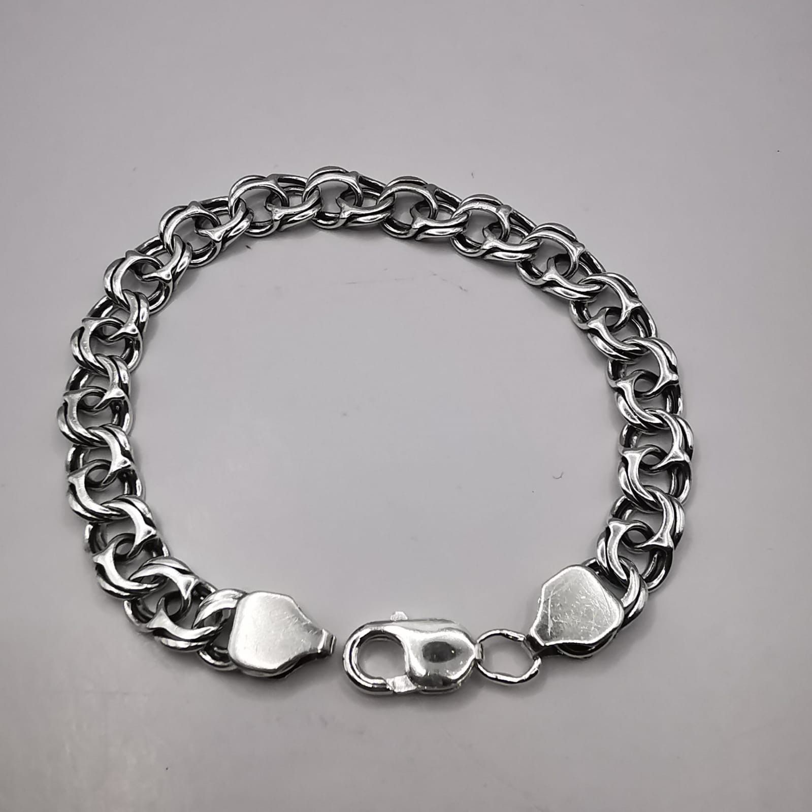 Sterling Silver Vintage Bracelet Jewelry,925 Sterling Silver 21,33g Size ONE SIZE - 4 Thumbnail
