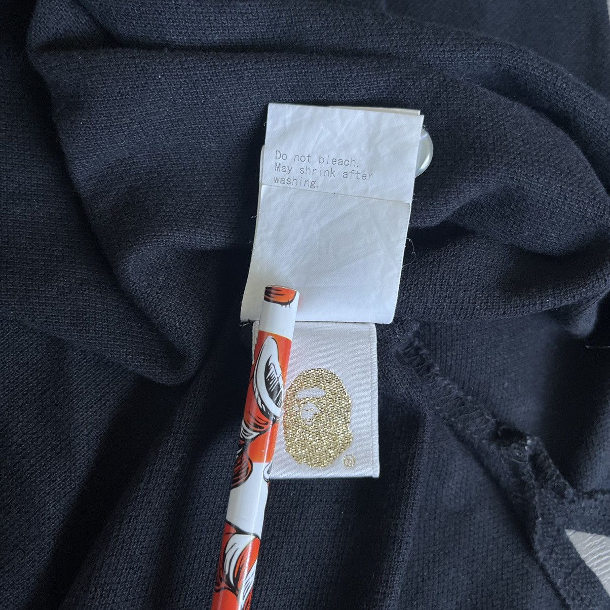 Bape × One Piece Rare OG A Bathing Ape Bape One Piece Pirate Skull Polo Shirt Size US XXL / EU 58 / 5 - 7 Thumbnail