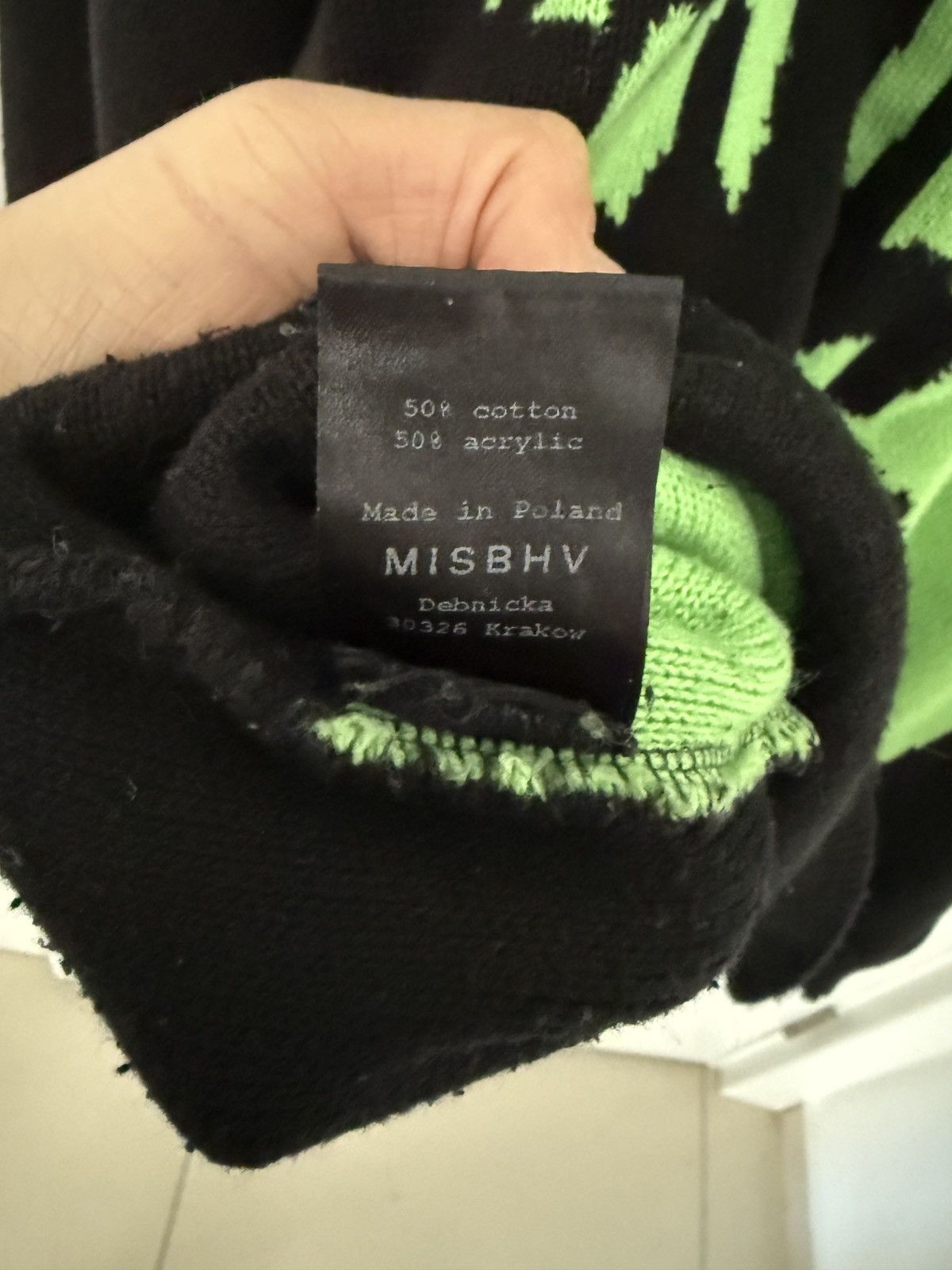 Misbhv Brutalisme sweater Size US M / EU 48-50 / 2 - 5 Thumbnail