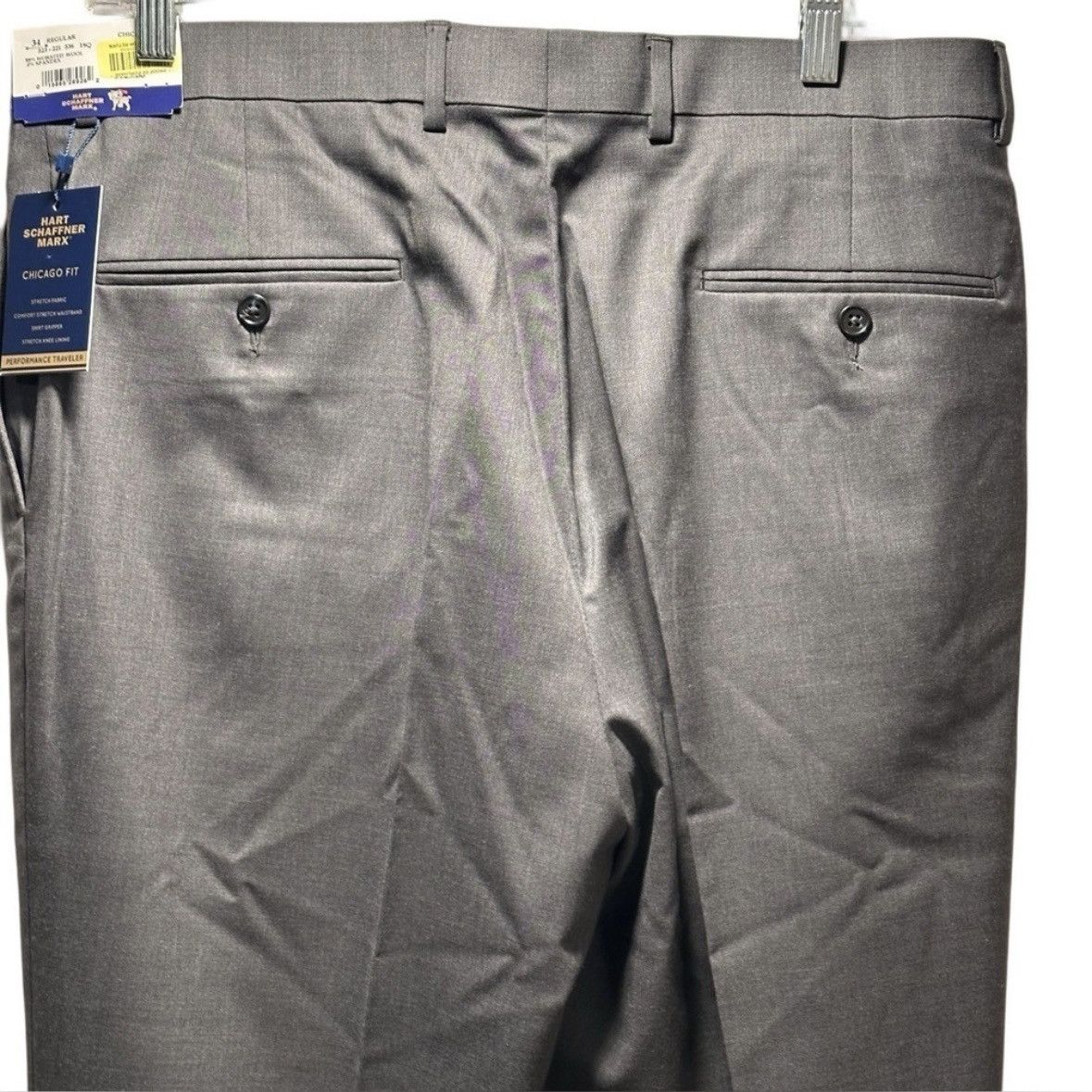 Hart Schaffner Marx Hart Schaffner Marx, Dress Chicago classic, 34R Grey NWT Size US 34 / EU 50 - 6 Thumbnail