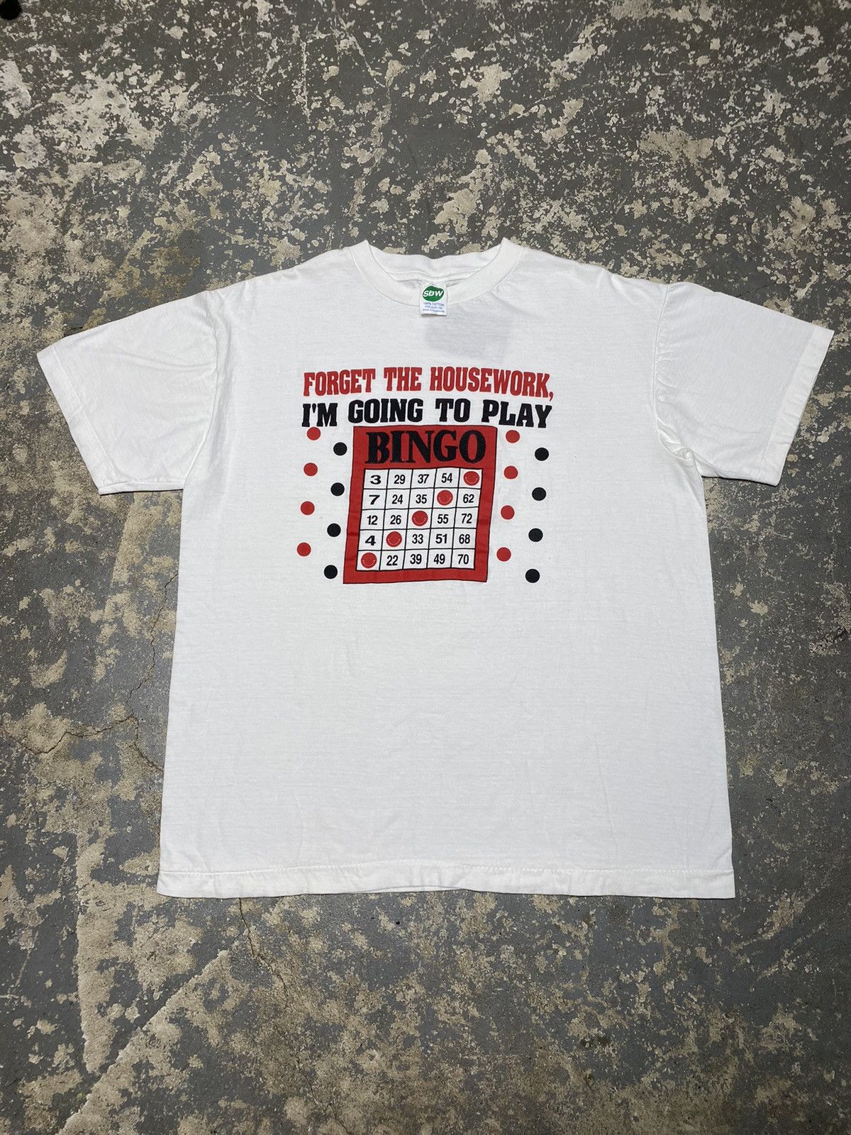 Japanese Brand × Vintage Vintage Bingo Funny 90s New Old Stock Tshirt Size US L / EU 52-54 / 3 - 1 Thumbnail