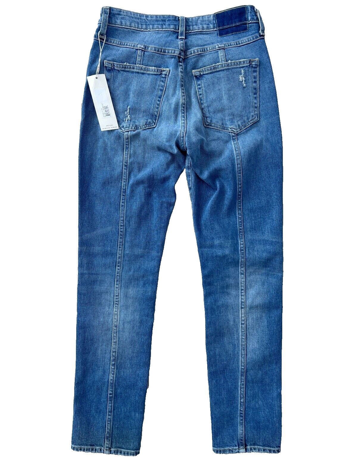 AMO AMO Seamed Chelsea Long Denim Jeans Deeply ( 26 ) Size 26" / US 2 / IT 38 - 5 Thumbnail