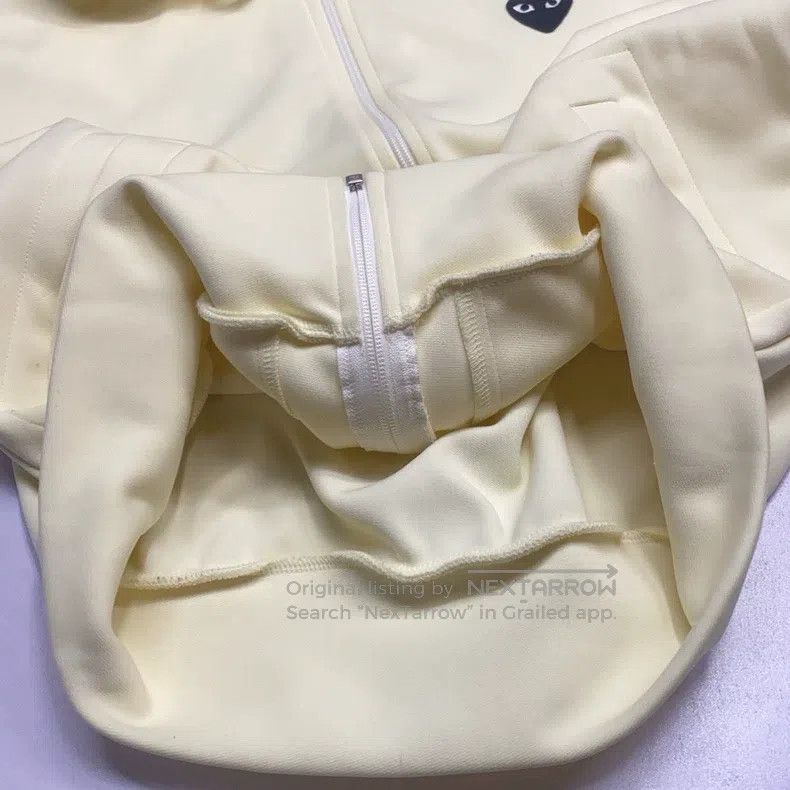 Comme des Garcons Comme des Garcons Black Heart Logo Hooded Zip-Up Sweater Size US M / EU 48-50 / 2 - 9 Thumbnail