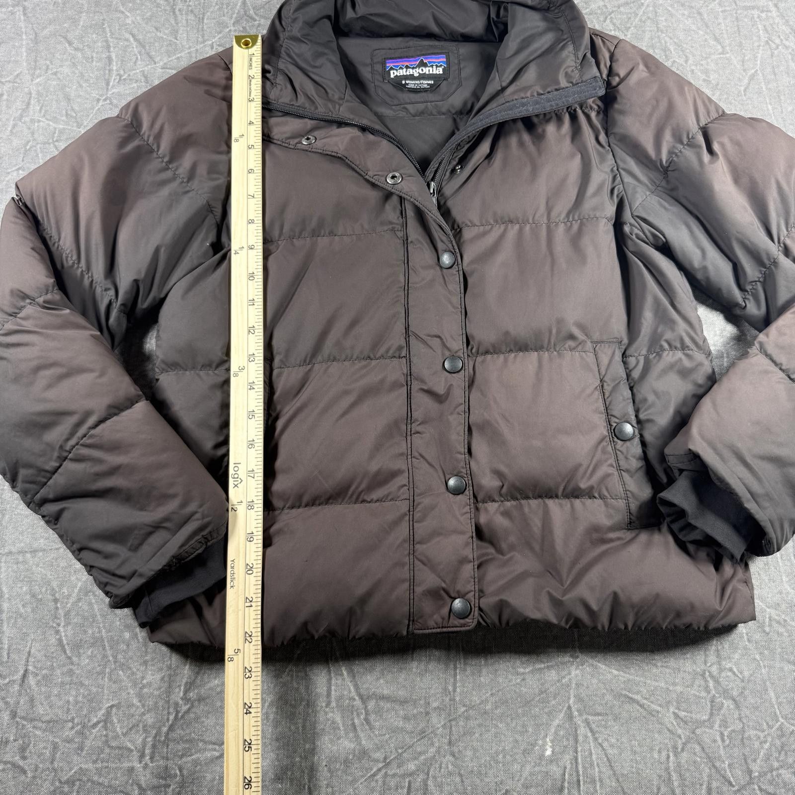 Patagonia Patagonia Jacket Women's S Black Brown Silent Down Worn Wear Size S / US 4 / IT 40 - 3 Thumbnail