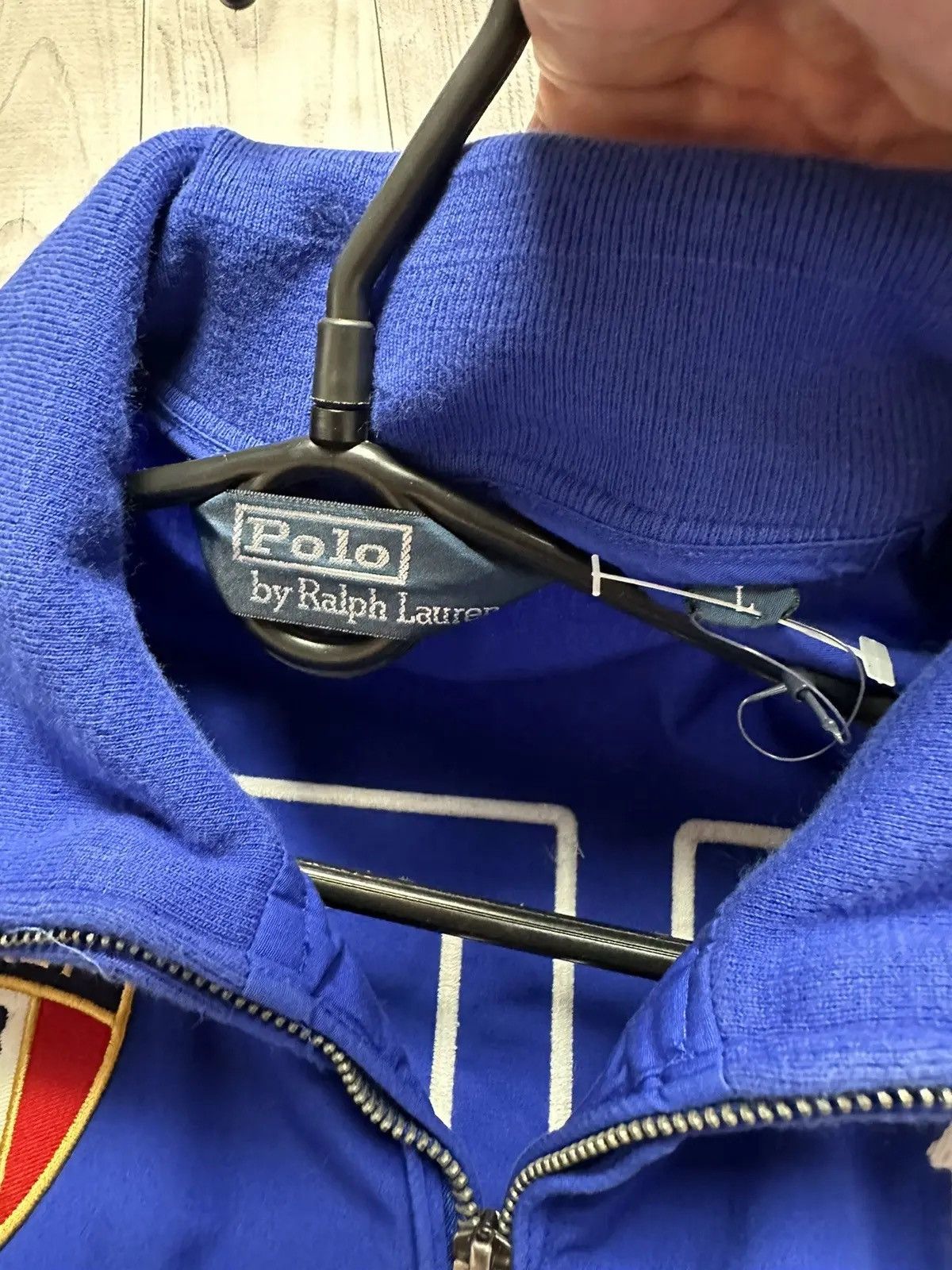 Polo Ralph Lauren Vintage Polo Ralph Lauren jacket Italia big logo number 15 L Size US L / EU 52-54 / 3 - 4 Thumbnail
