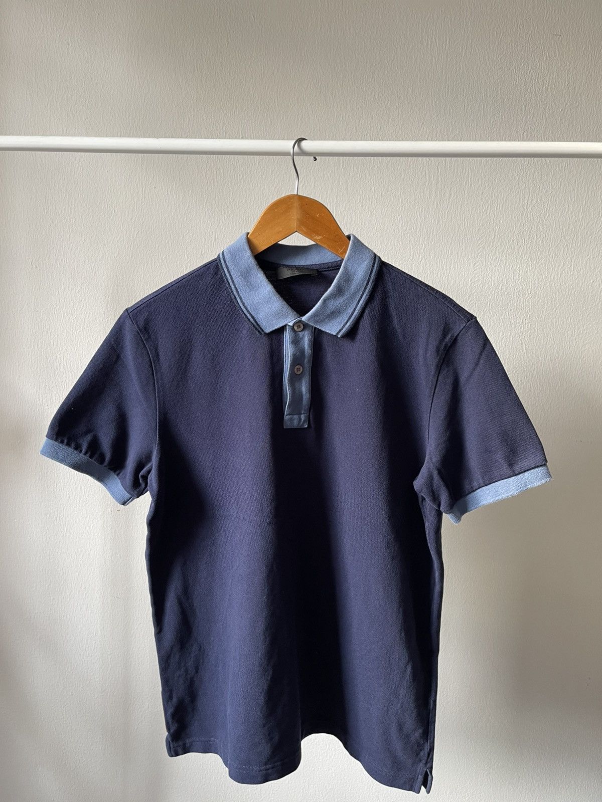 Prada Prada Side Logo Polo Shirt Size US M / EU 48-50 / 2 - 2 Thumbnail