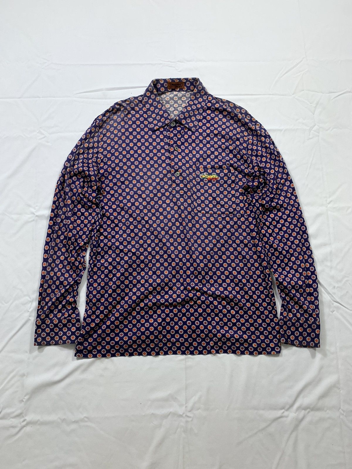 Missoni Missoni Button Up longsleeve Monogram Size US M / EU 48-50 / 2 - 1 Thumbnail