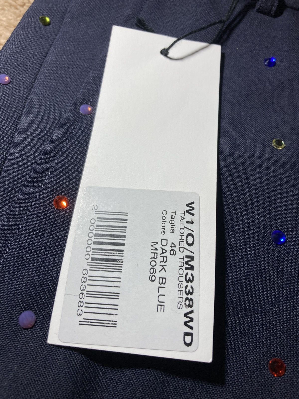 Martine Rose New AW21 Martine Rose Rhinestone Jewel Tailored Suit Pants Size US 30 / EU 46 - 5 Thumbnail