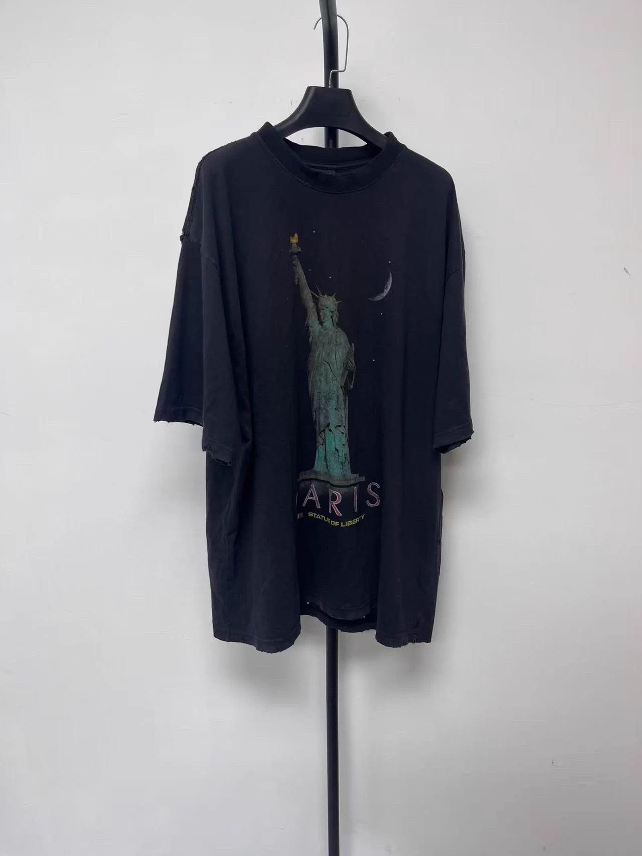 Balenciaga Balenciaga logo unisex black short-sleeve Tee L Size US L / EU 52-54 / 3 - 1 Thumbnail
