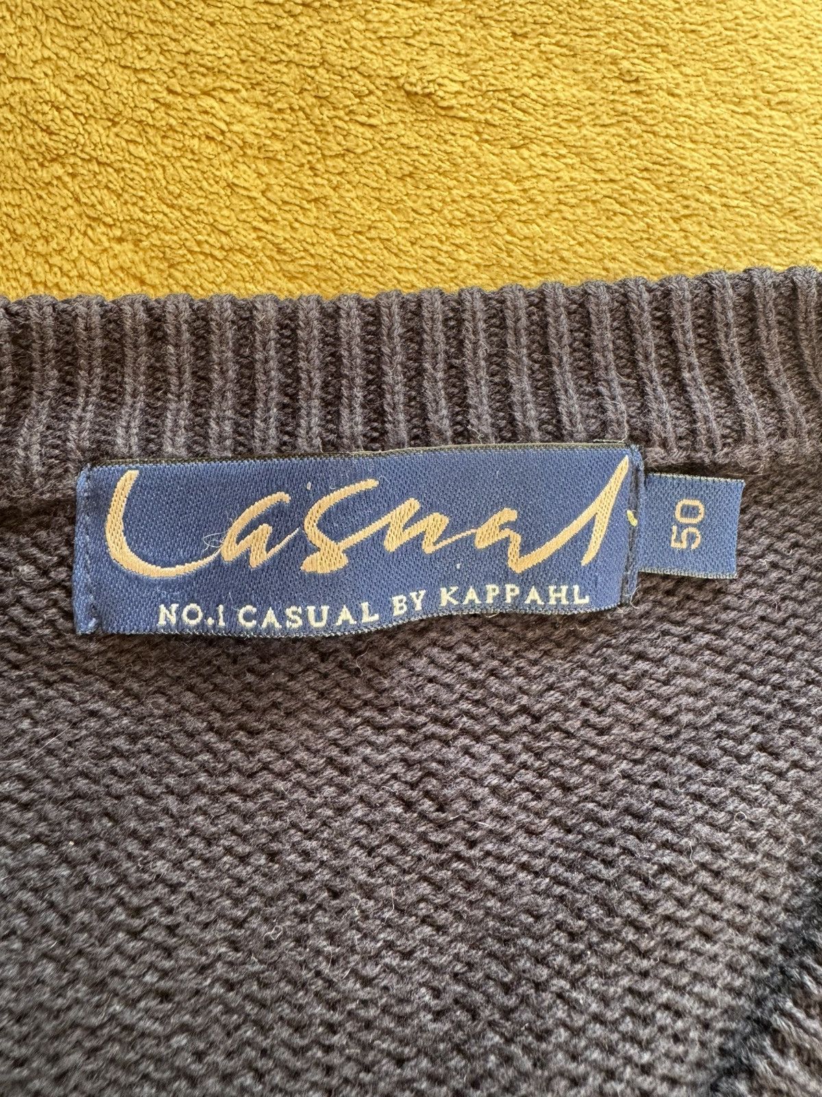 Vintage RARE KAPPAHL CASUAL VINTAGE WOOL SWEATER Size US L / EU 52-54 / 3 - 3 Thumbnail