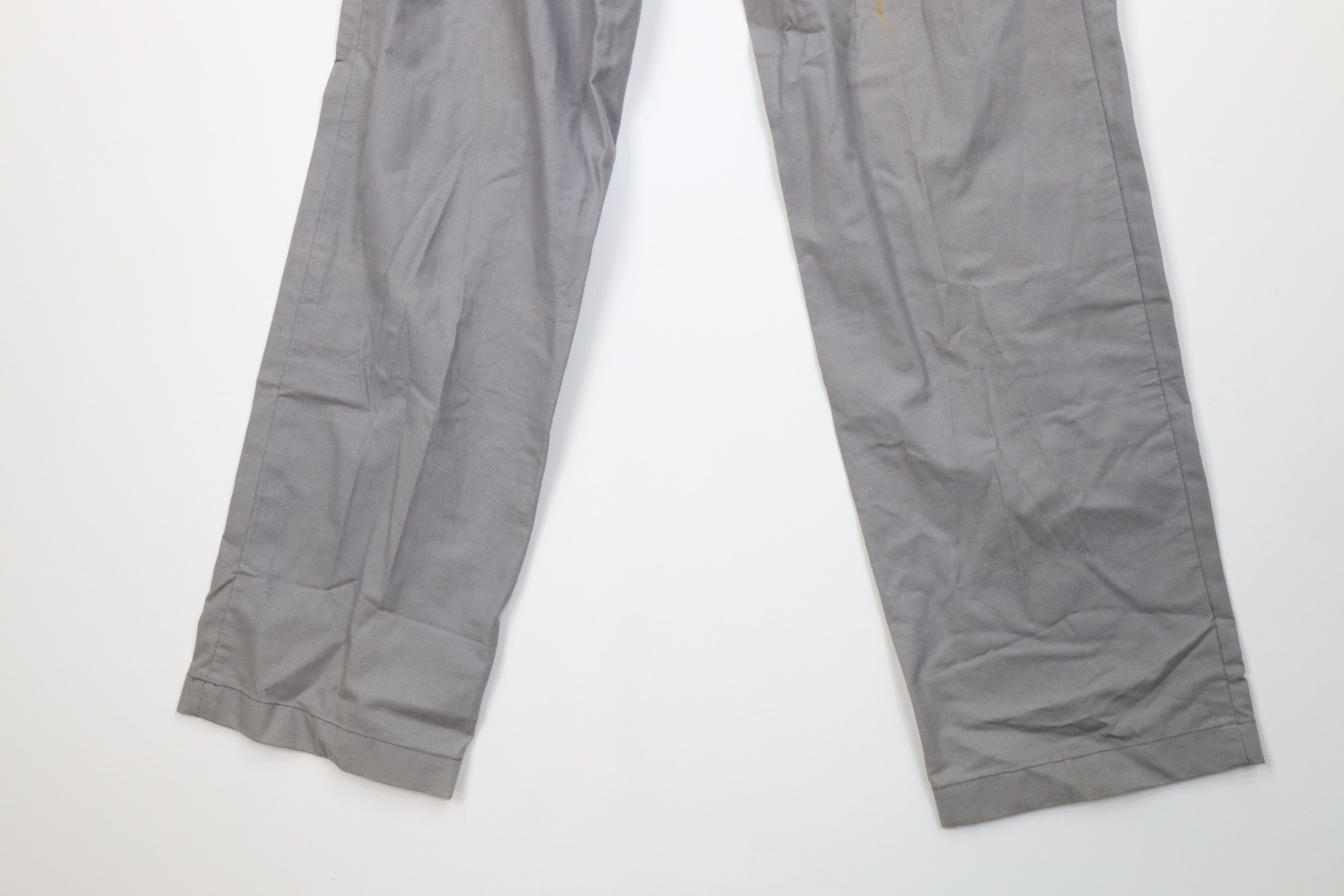 Nike Deadstock Vintage 80s Nike Basketball Pants Gray Cotton Size US 34 / EU 50 - 15 Thumbnail